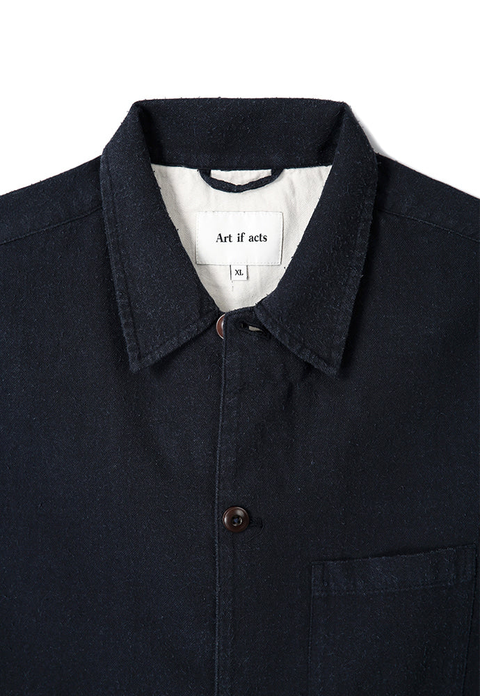 Art if acts - SILK NEP Work Jacket_Japanese Fabric (Deep Navy) product image 7 | TRAB K-Fashion Australia