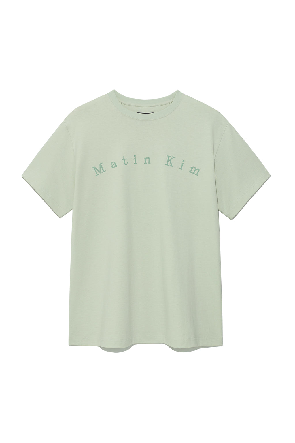 Matin Kim - Minimal Arch Logo Top (Mint) product image 1 | TRAB K-Fashion Australia