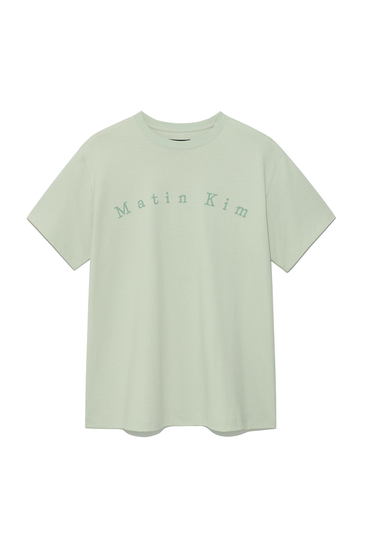 Matin Kim - Minimal Arch Logo Top (Mint) product image 1 | TRAB K-Fashion Australia