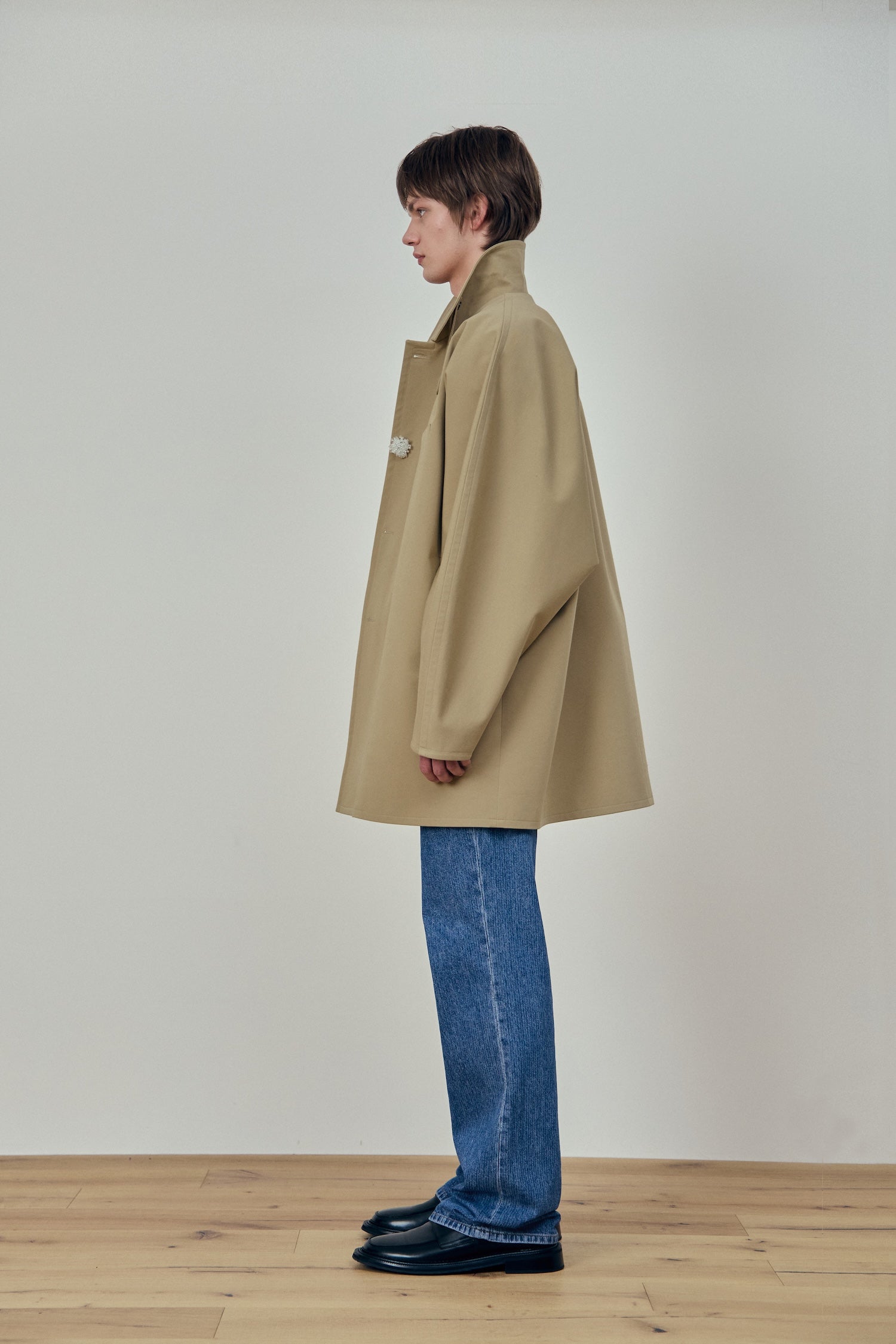 Stu - Dolman Half Coat (Beige) product image 8 | TRAB K-Fashion Australia