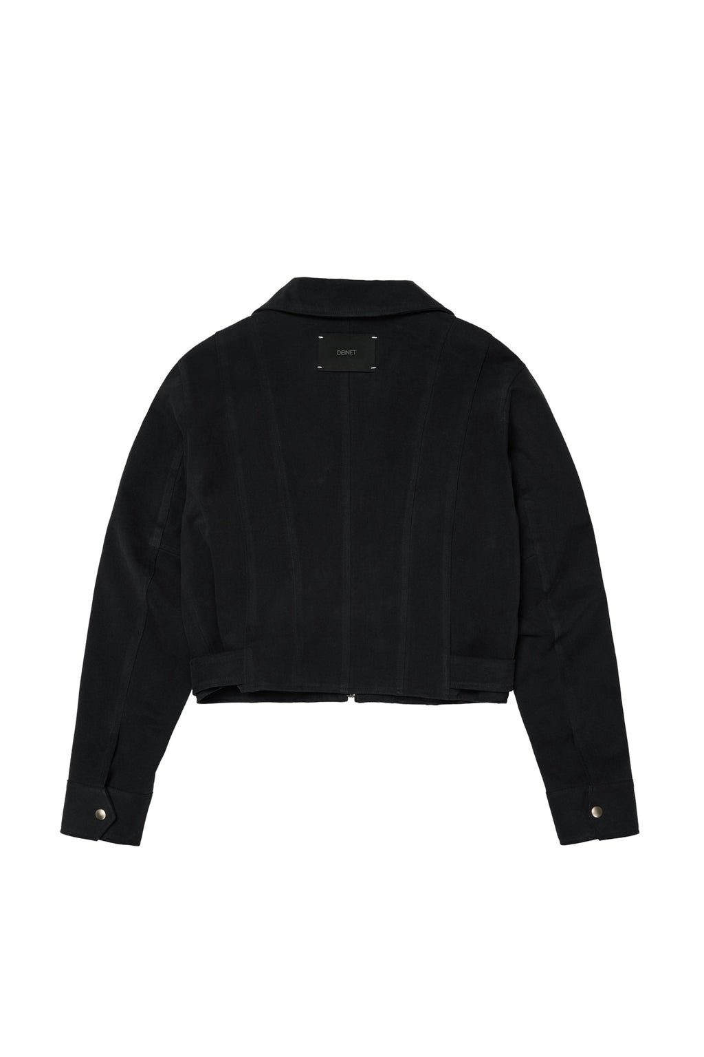 Deinet - Deinet Belted Cotton Jacket (Black) product image 13 | TRAB K-Fashion Australia