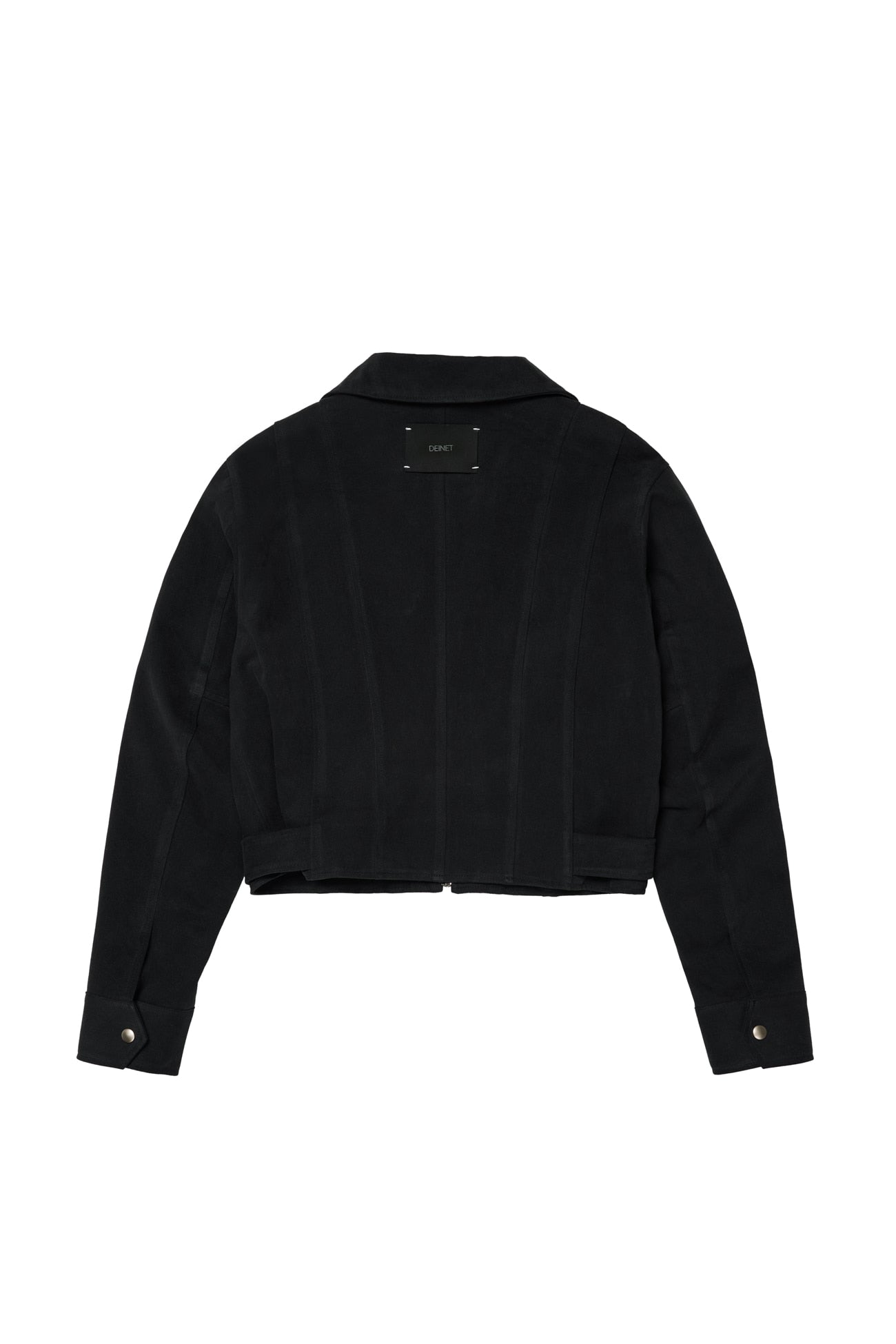 Deinet - Deinet Belted Cotton Jacket (Black) product image 13 | TRAB K-Fashion Australia