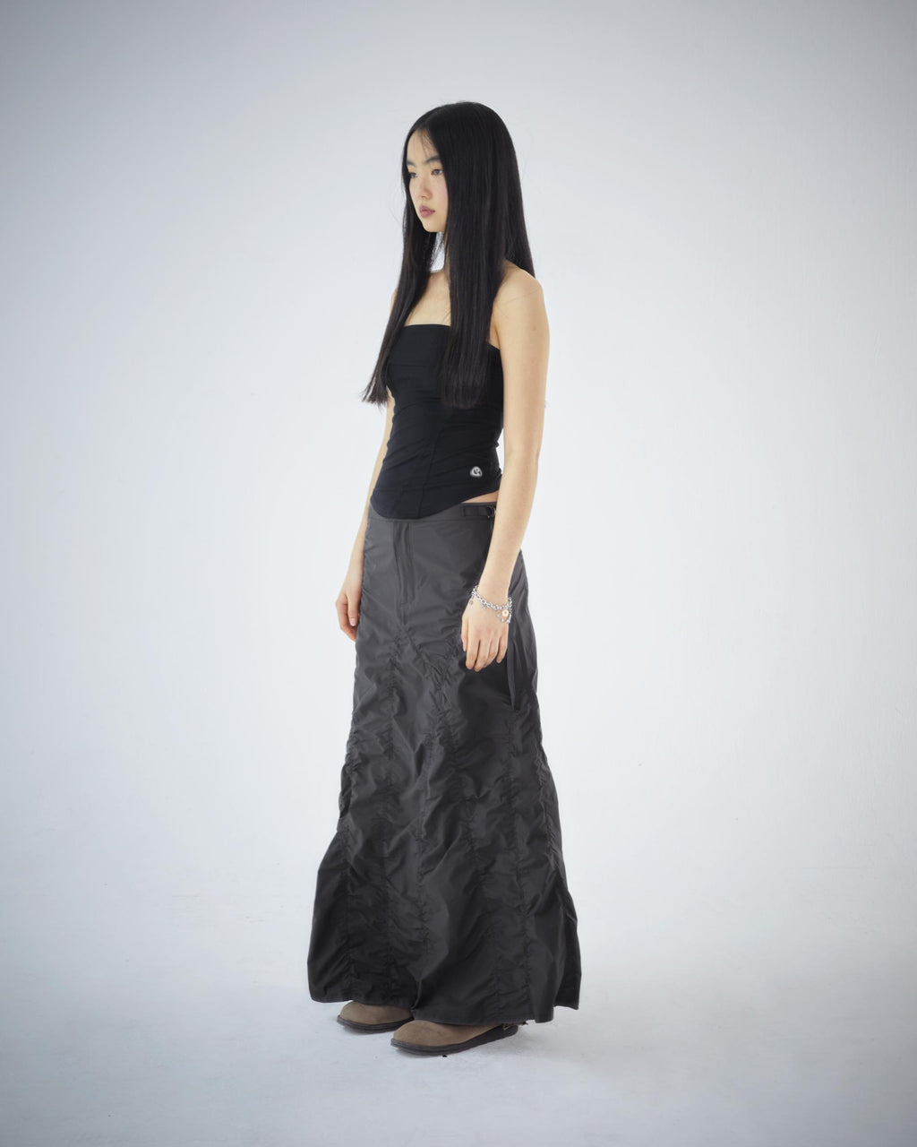 Coyseio - Wave Stitch Tube Top (Black) product image 11 | TRAB K-Fashion Australia