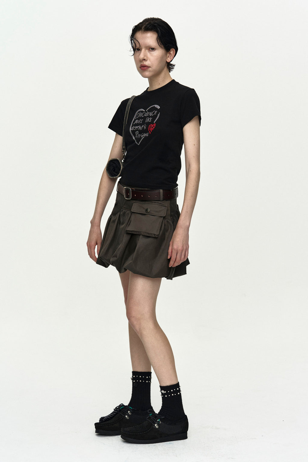 Andersson Bell - (essential) Baby Heartfix T-Shirt (Black) product image 9 | TRAB K-Fashion Australia