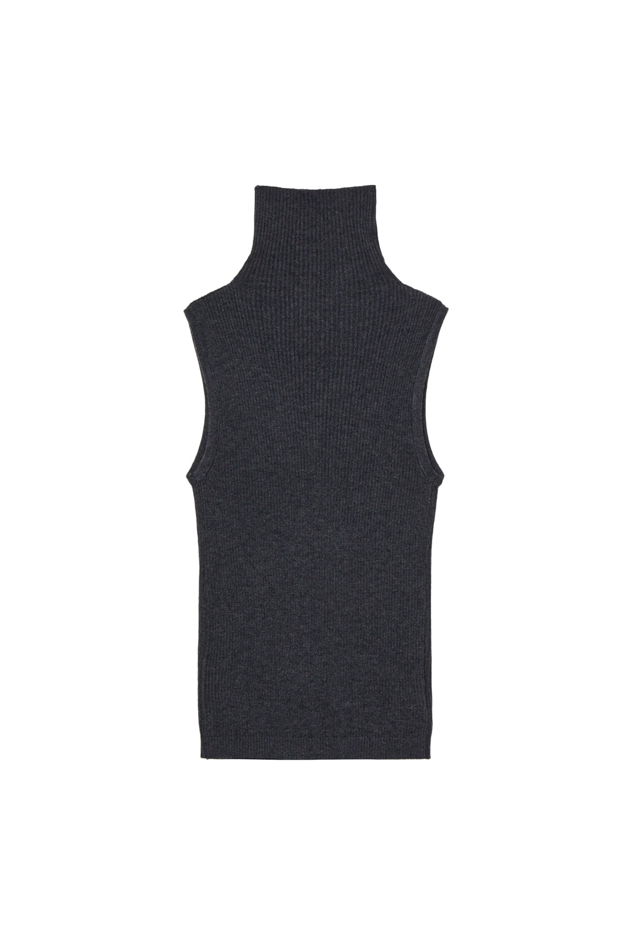 Deinet - Turtle Neck Sleeveless (Charcoal) product image 2 | TRAB K-Fashion Australia