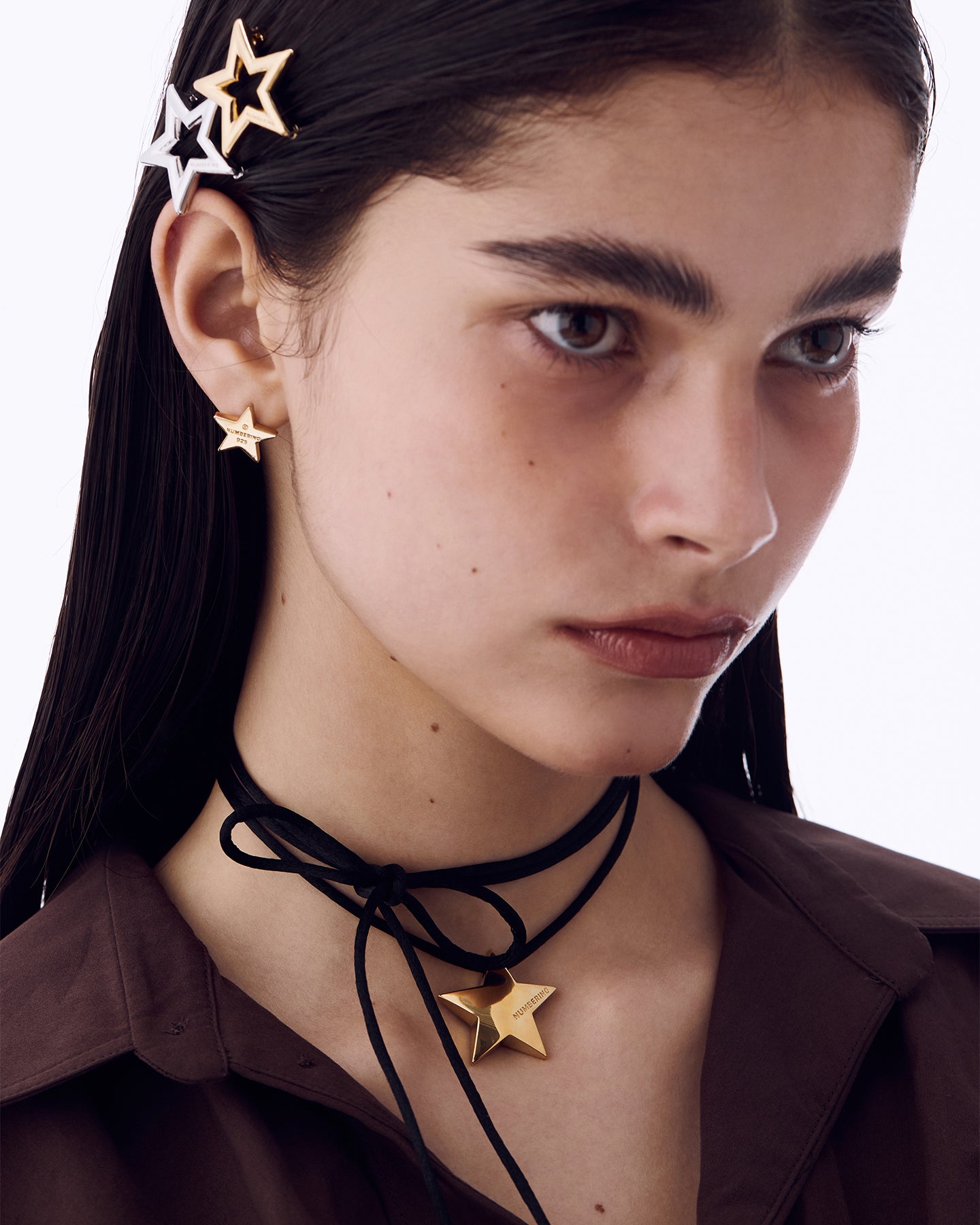 Numbering - Chunky Star Strap Necklace #5771 product image 1 | TRAB K-Fashion Australia