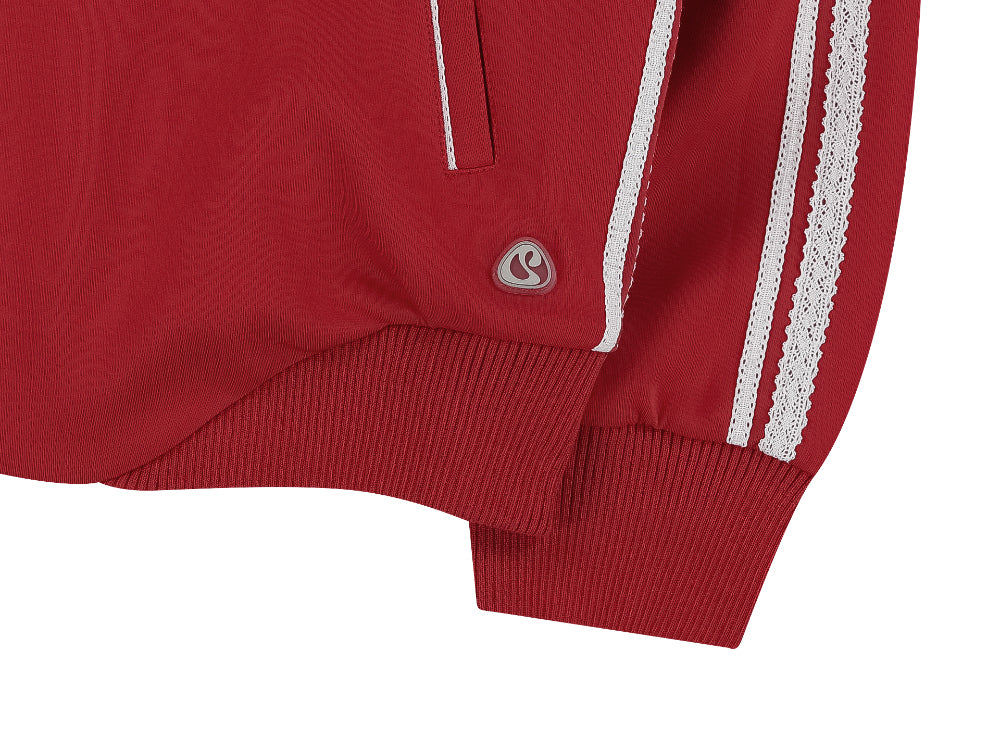 Coyseio - Lace Track Jacket (Red) product image 16 | TRAB K-Fashion Australia
