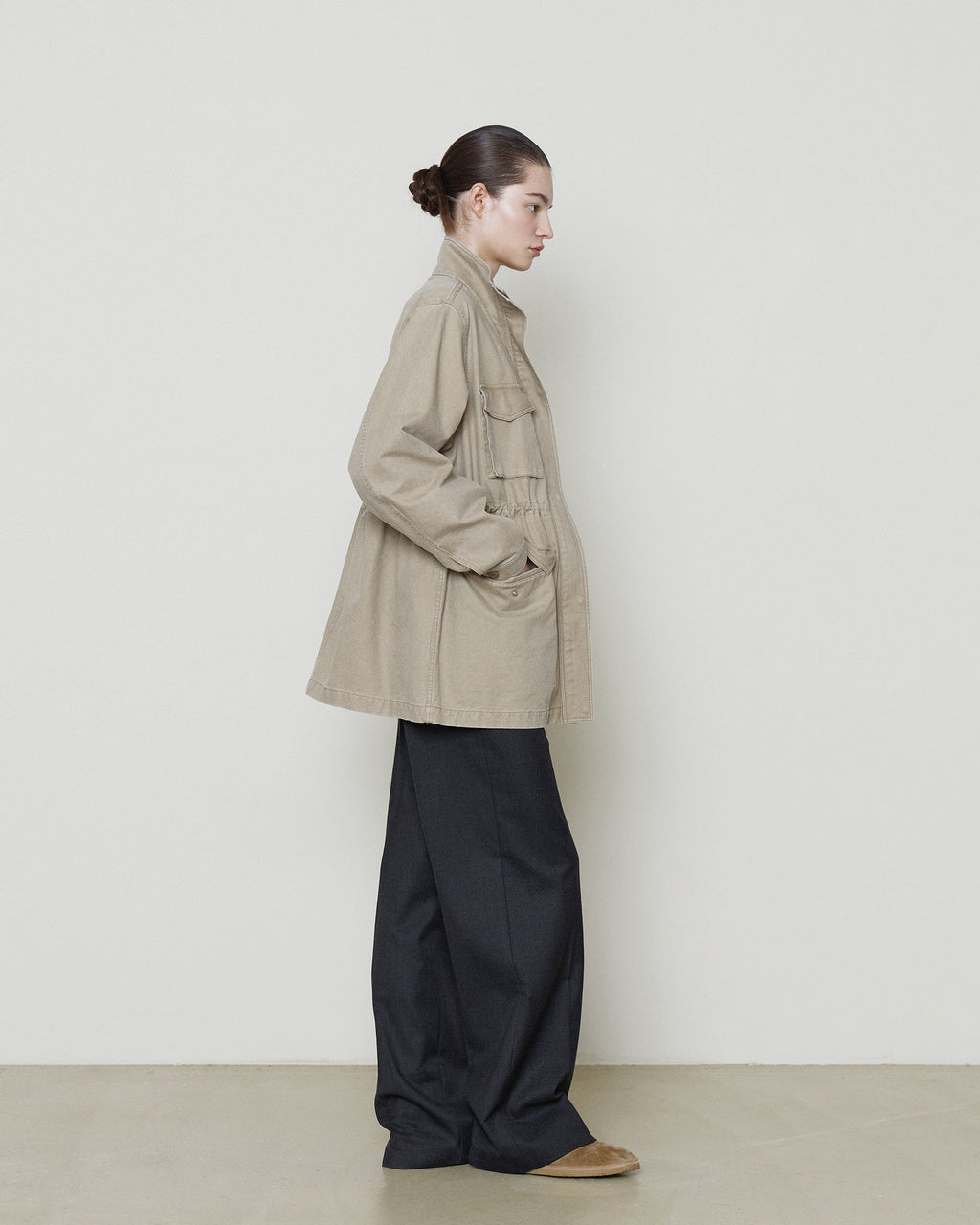 Brownyard - M-65 Field Jacket (Washed Beige) product image 2 | TRAB K-Fashion Australia