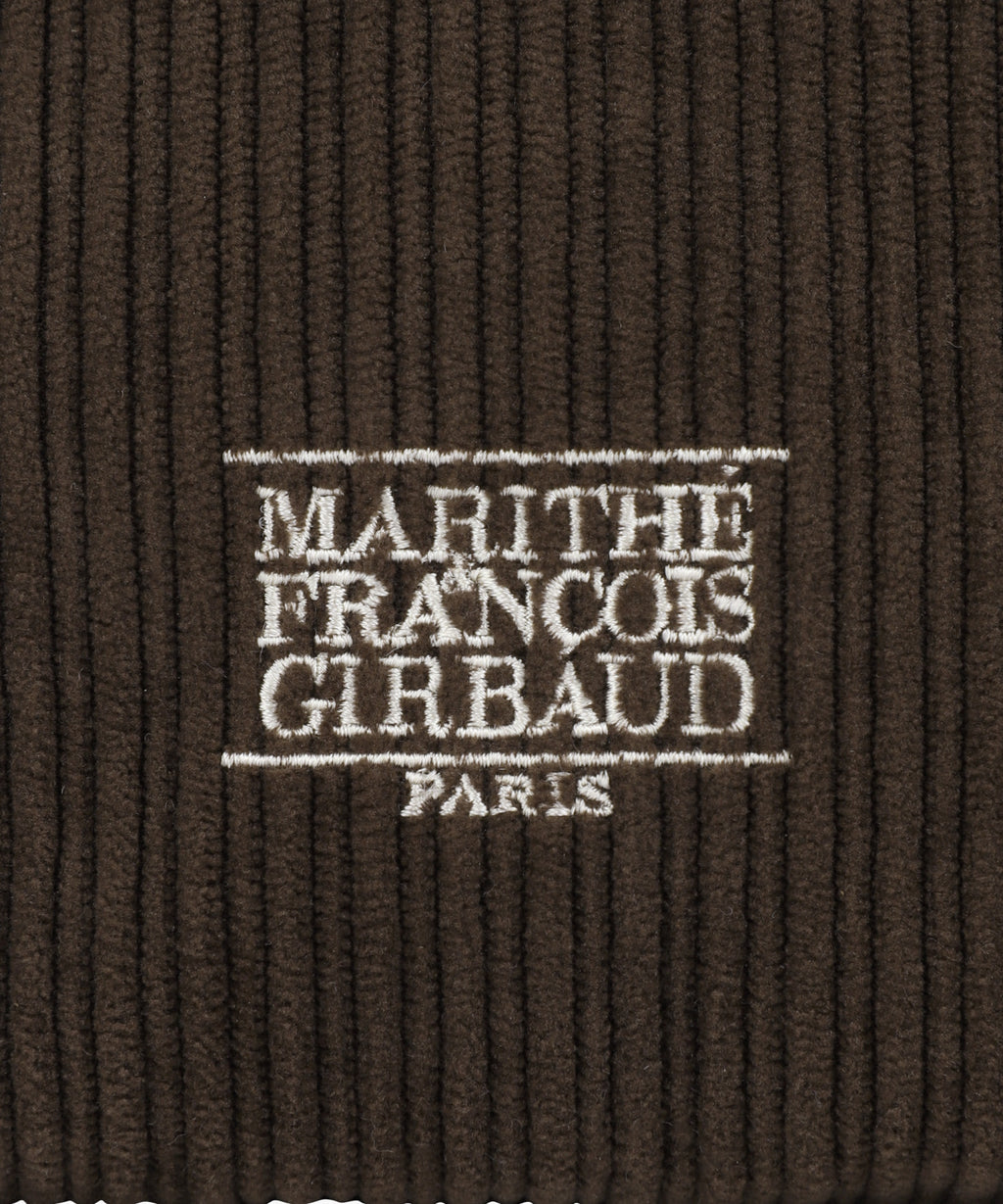 Marithe & Francois Girbaud - Classic Logo Corduroy Pouch (Brown) product image 4 | TRAB K-Fashion Australia