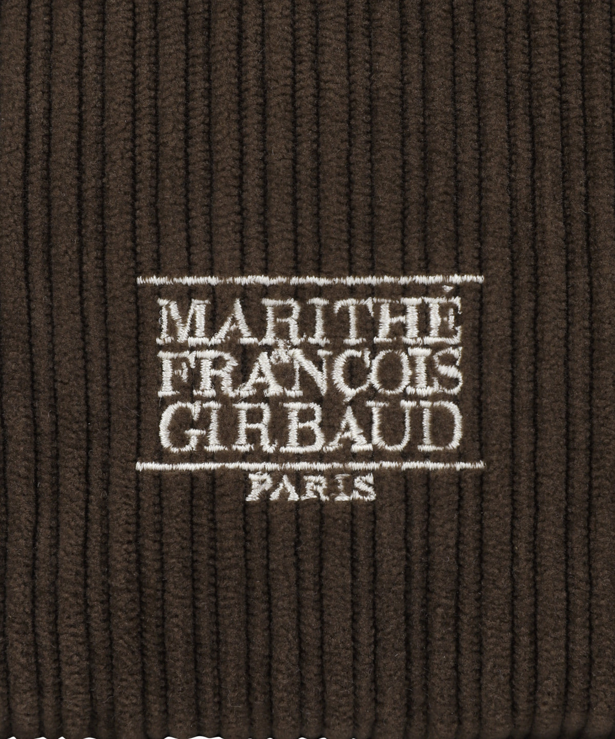 Marithe & Francois Girbaud - Classic Logo Corduroy Pouch (Brown) product image 4 | TRAB K-Fashion Australia
