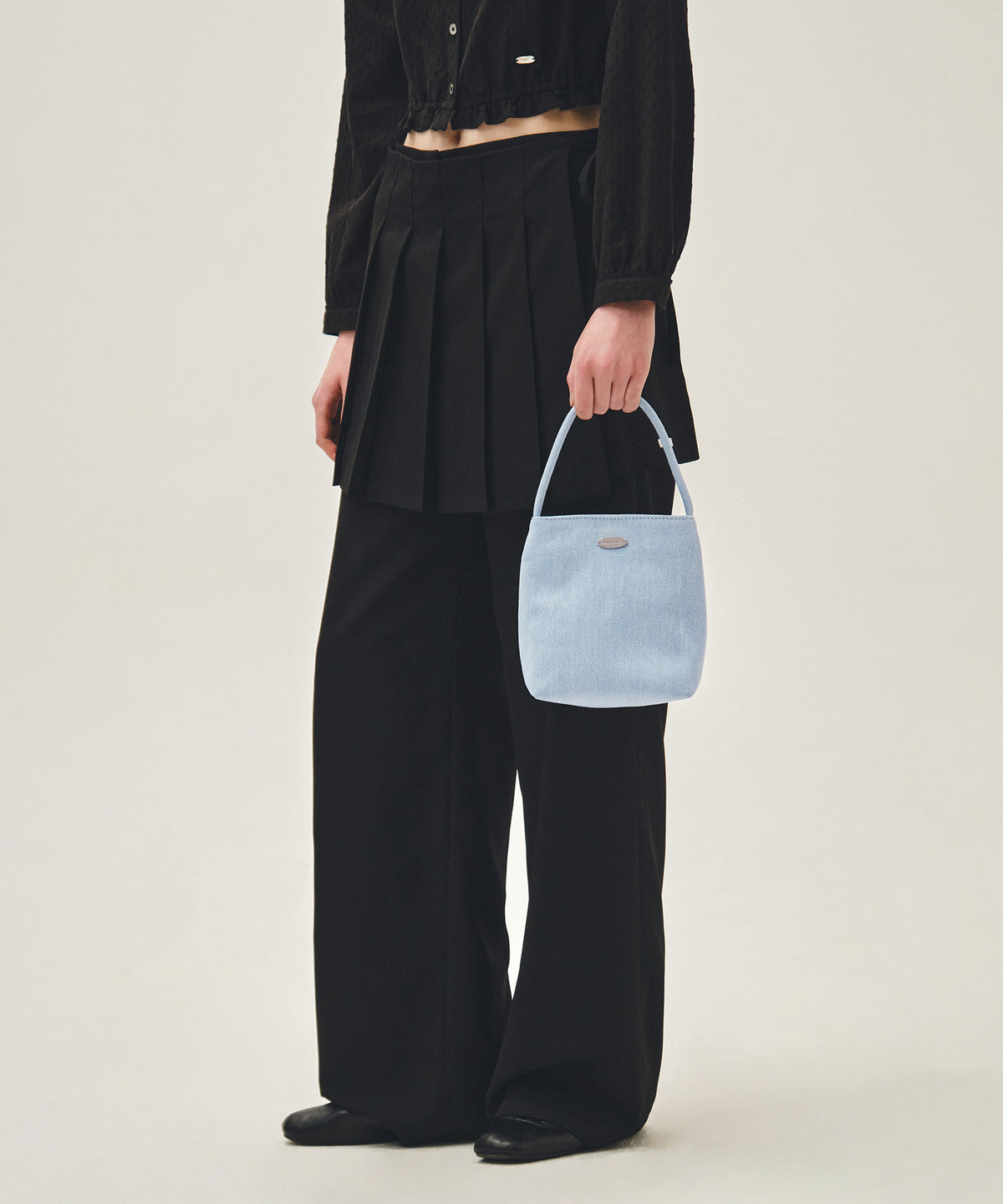 Marithe & Francois Girbaud - Regular Logo Mini Bag (Blue) product image 6 | TRAB K-Fashion Australia
