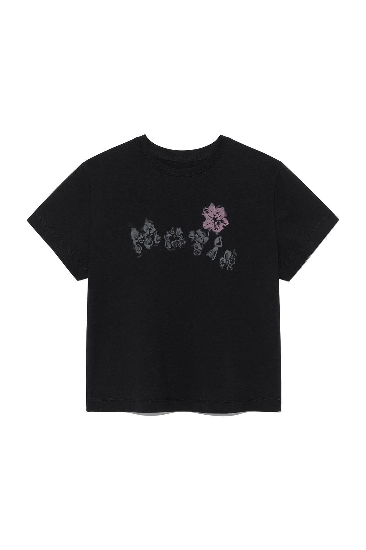Matin Kim - Bubbly Graphic Printing Top (Black) product image 1 | TRAB K-Fashion Australia
