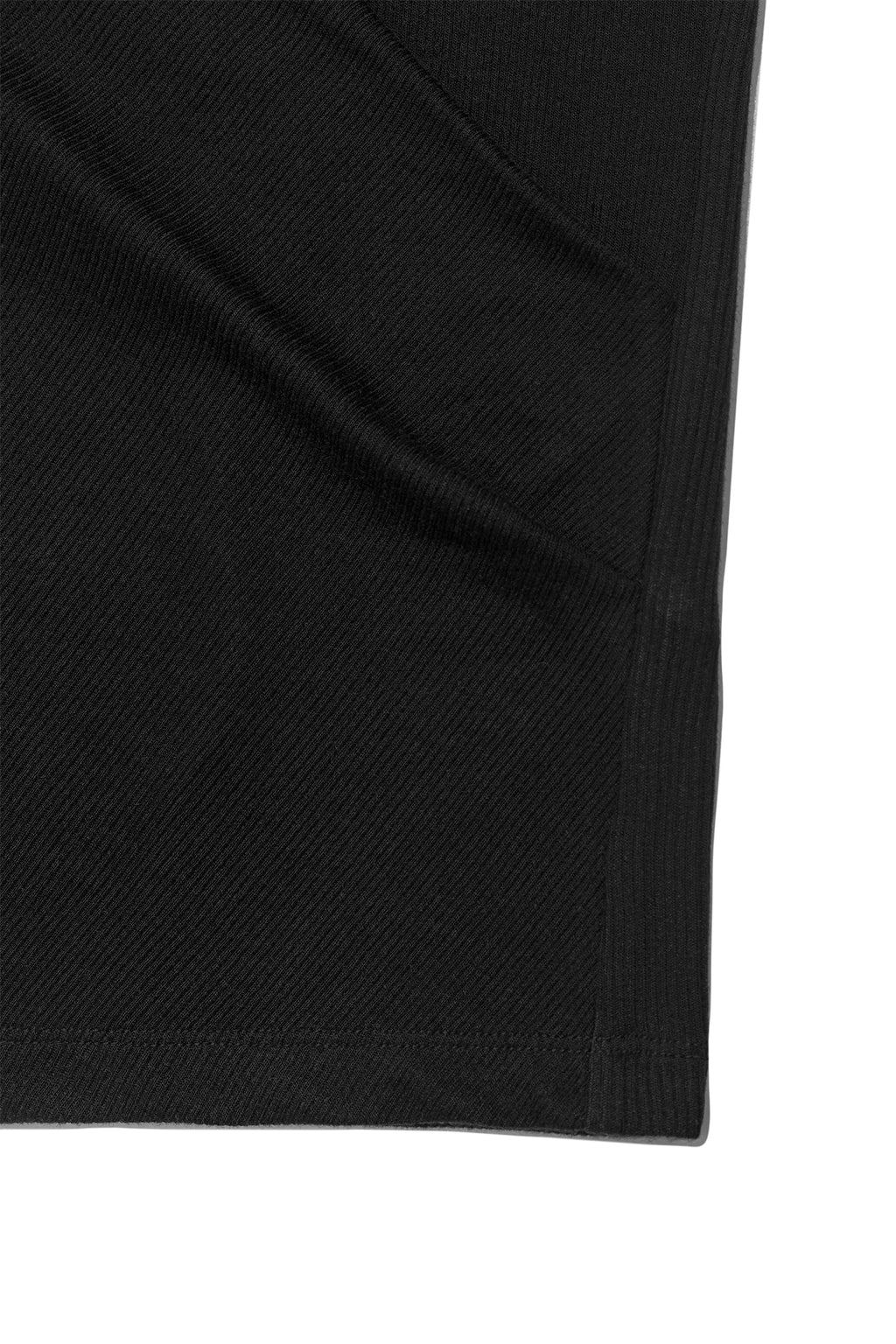 Matin Kim - Unbalance Tuck Sleeveless Top (Black) product image 4 | TRAB K-Fashion Australia
