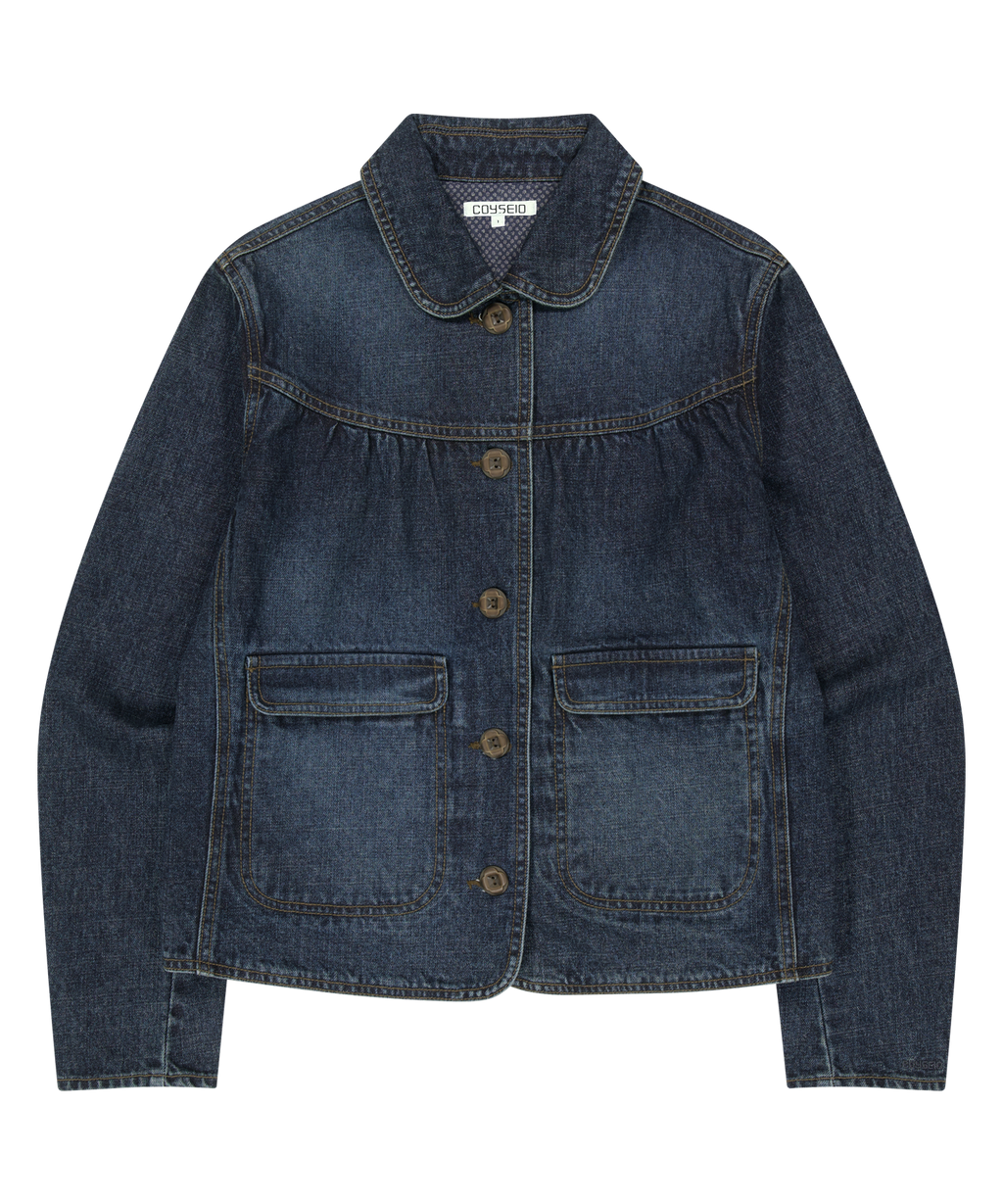 Coyseio - Deep Denim Jacket (Navy) product image 1 | TRAB K-Fashion Australia