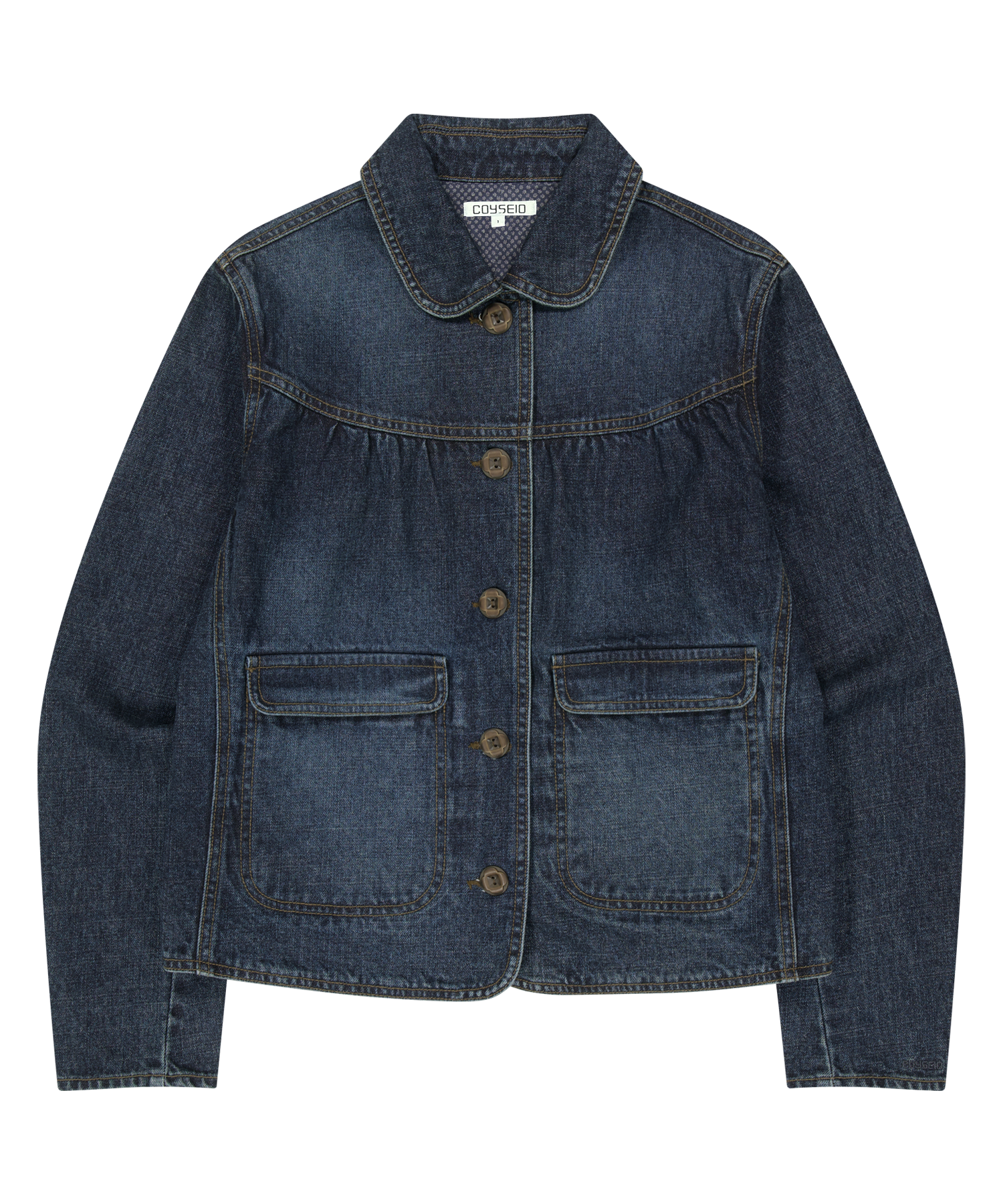 Coyseio - Deep Denim Jacket (Navy) product image 1 | TRAB K-Fashion Australia