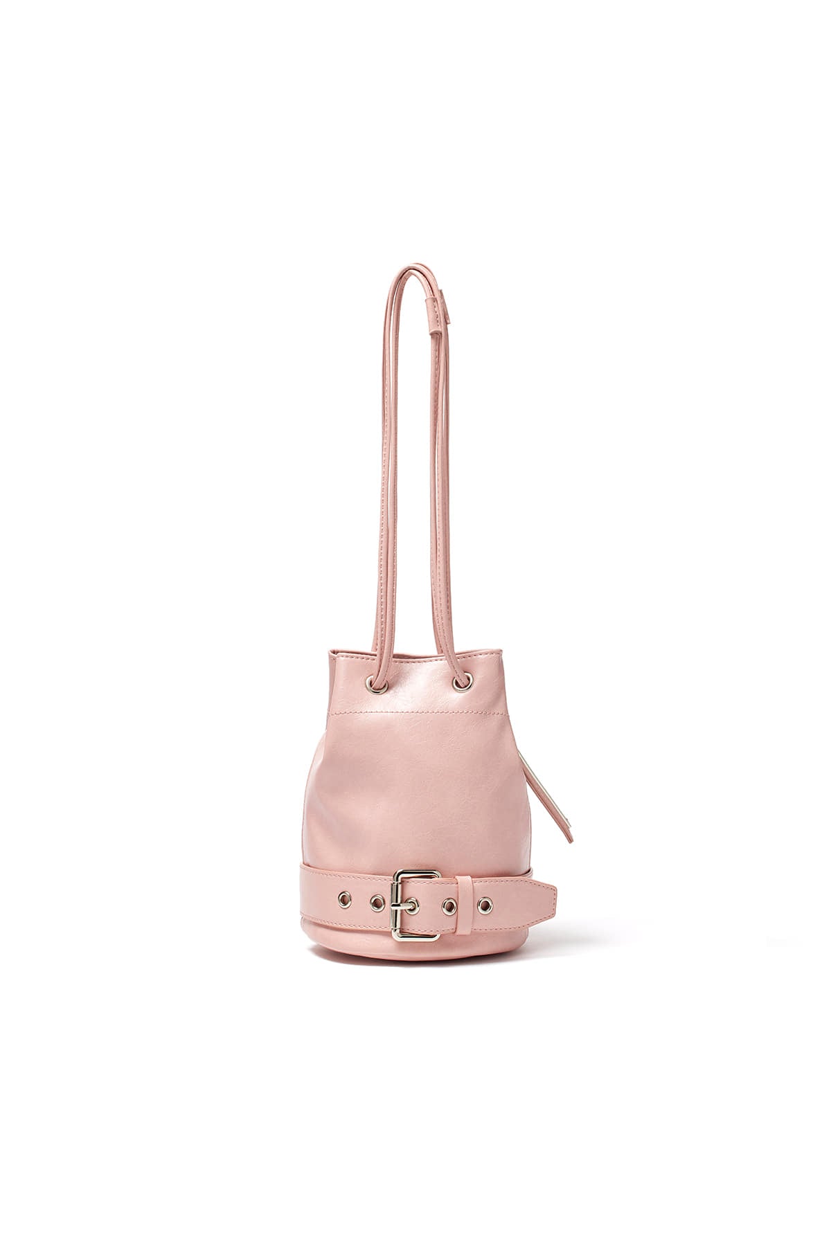 Matin Kim - Belted Mini Bucket Bag (Pink) product image 1 | TRAB K-Fashion Australia