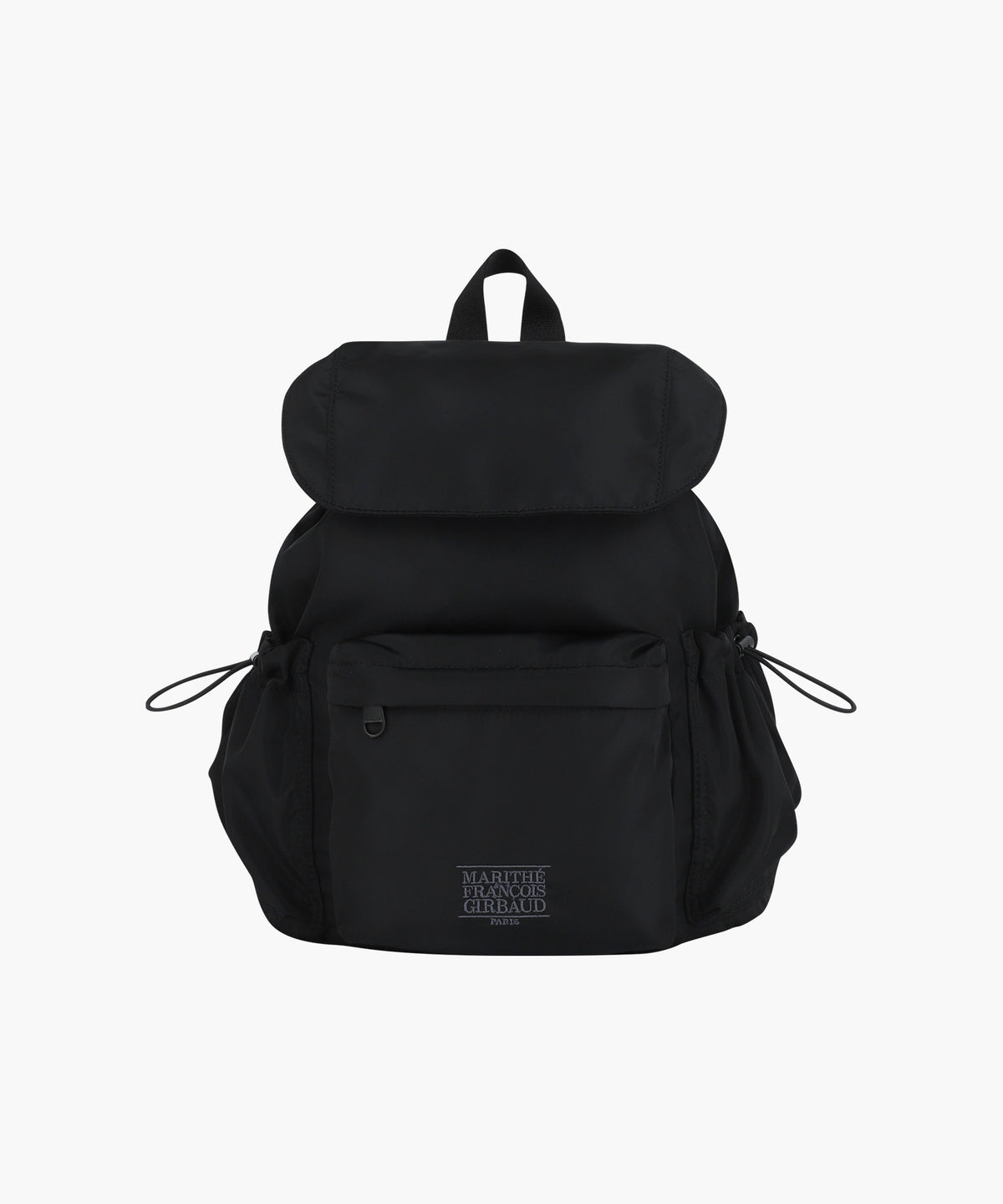 Marithe & Francois Girbaud - Classic Logo Flap Backpack (Black) product image 1 | TRAB K-Fashion Australia