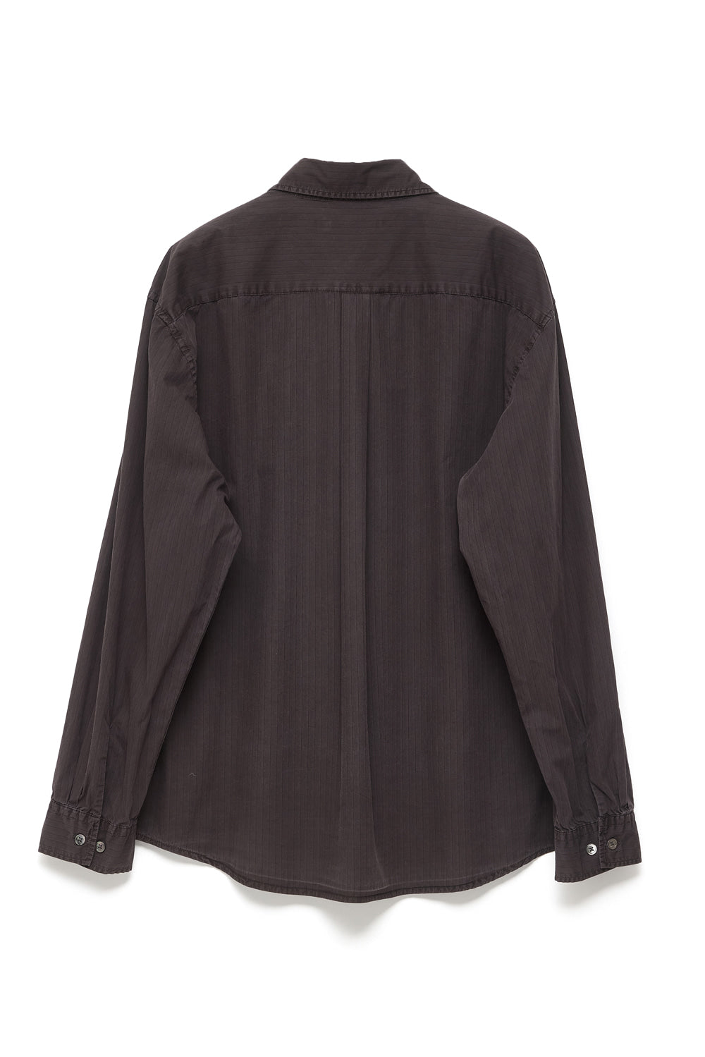 Hatchingroom - Museum Shirt Stripe (Over Dyed Purple Brown) product image 2 | TRAB K-Fashion Australia