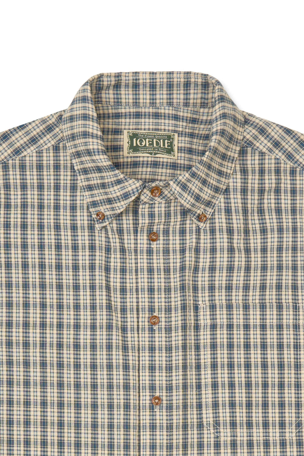 Ioedle - Rocket Slit Short Sleeve Shirt (Blue) product image 5 | TRAB K-Fashion Australia