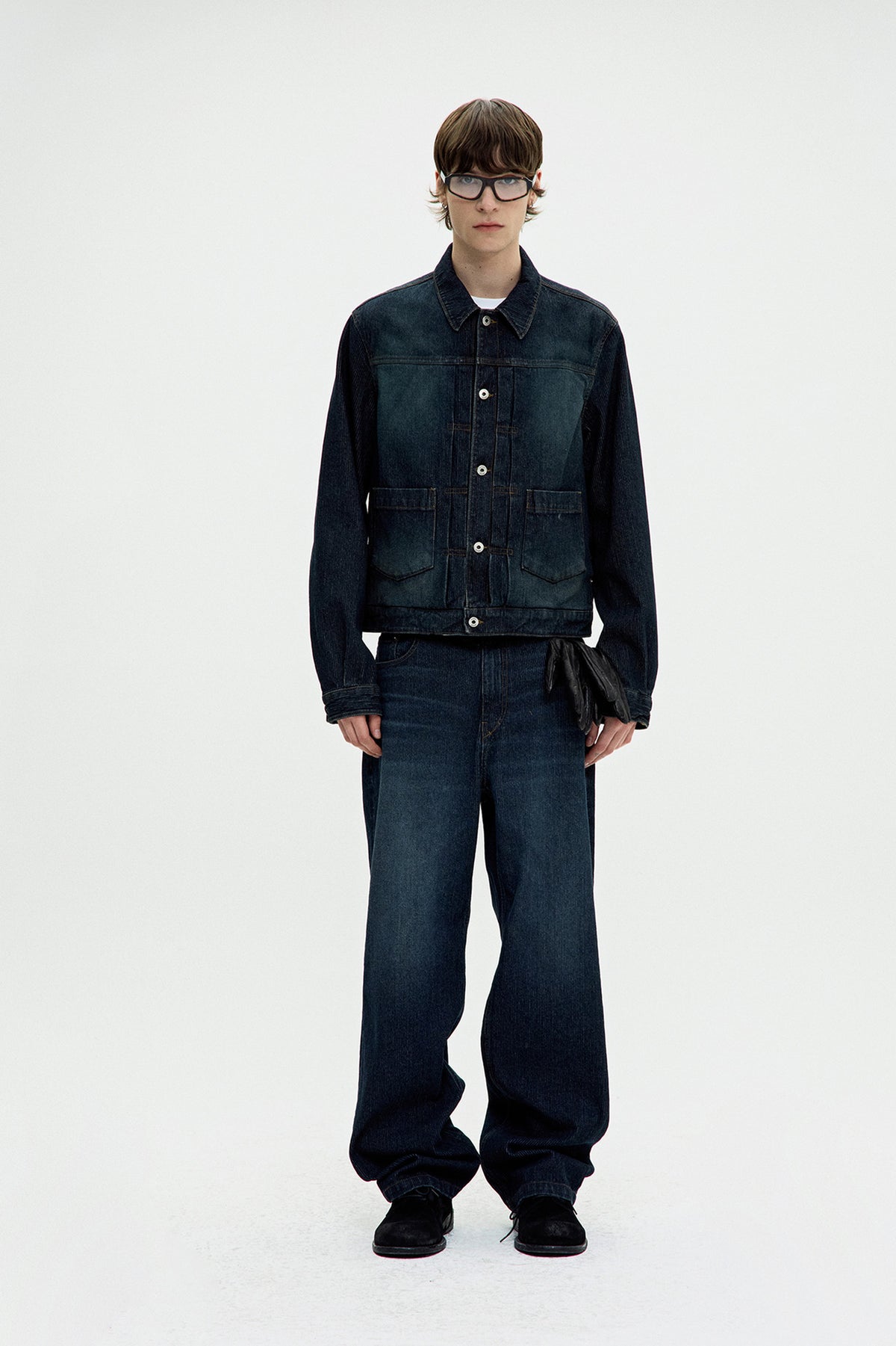 Coor - Type 2 Twill Washed Trucker Jacket (Washed Indigo) product image 2 | TRAB K-Fashion Australia