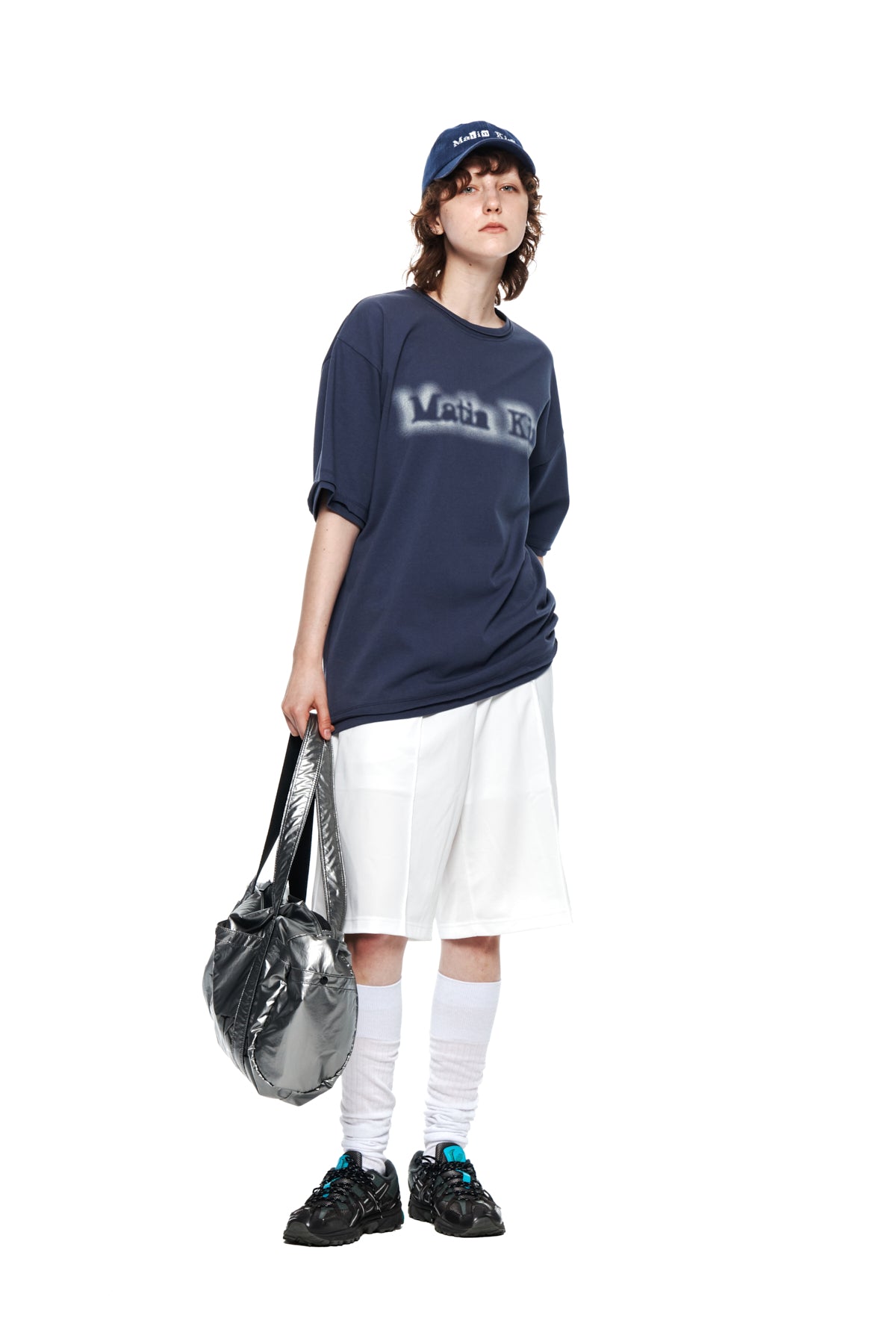Matin Kim - Matin Shade Logo Top (Smoke Blue) product image 9 | TRAB K-Fashion Australia