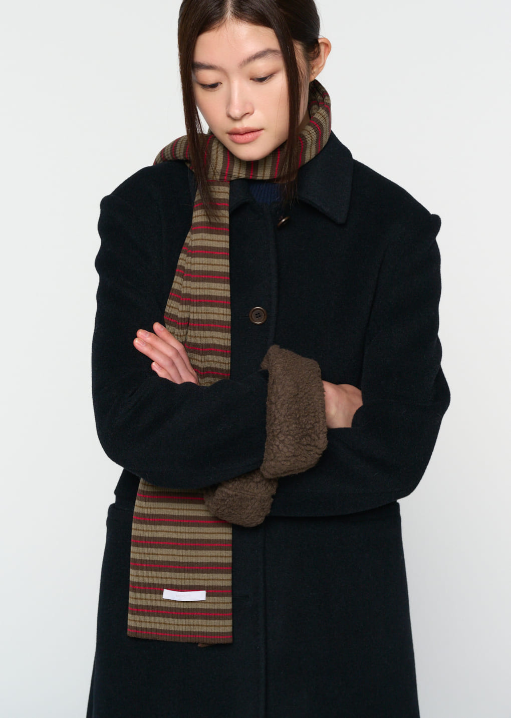 Amomento - single maxi long coat (Black) product image 11 | TRAB K-Fashion Australia