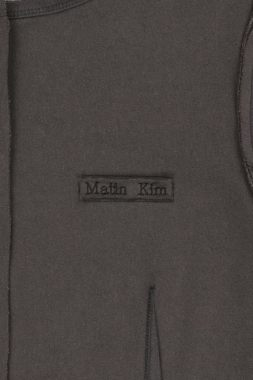 Matin Kim - Faded Color Block Layered Button Top (Cocoa) product image 5 | TRAB K-Fashion Australia