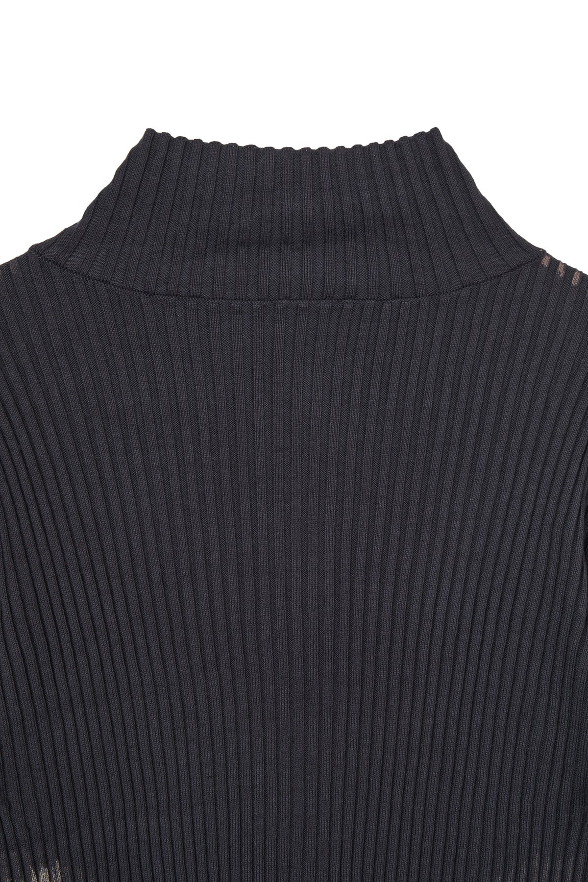 Deinet - Brush Ribbed Knit Zip Up (Charcoal) product image 4 | TRAB K-Fashion Australia