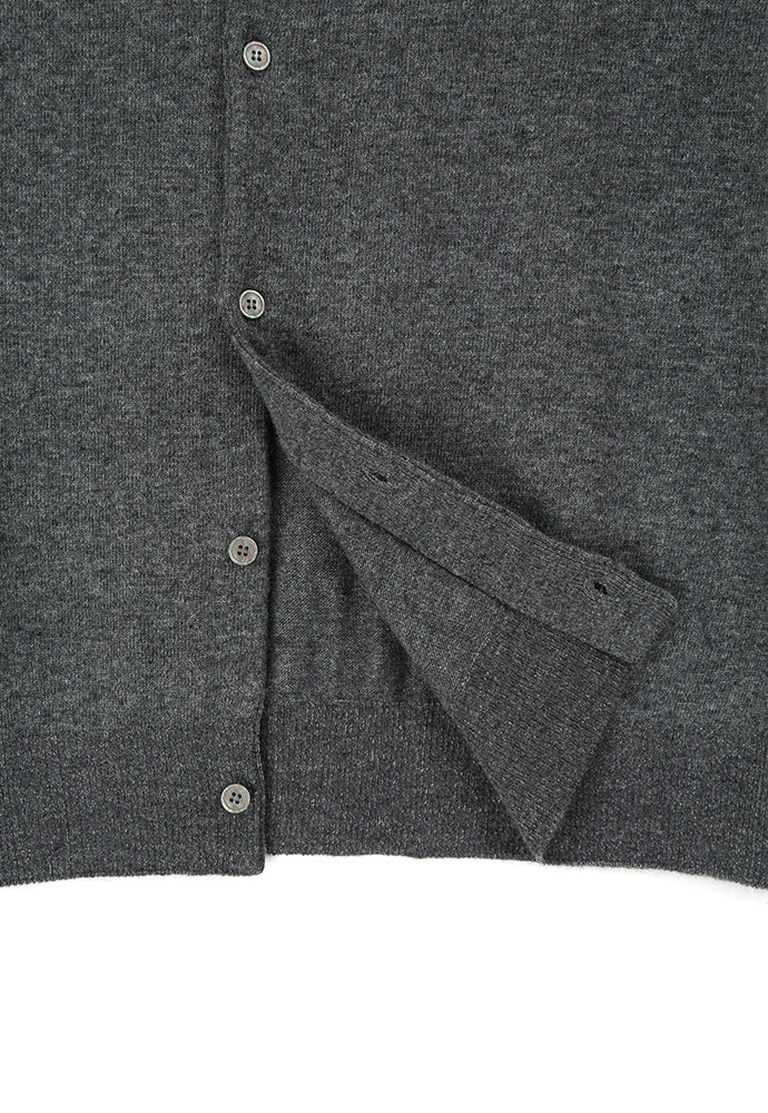 Art if acts - Wholegarment Round Neck Cardigan (Charcoal) product image 12 | TRAB K-Fashion Australia