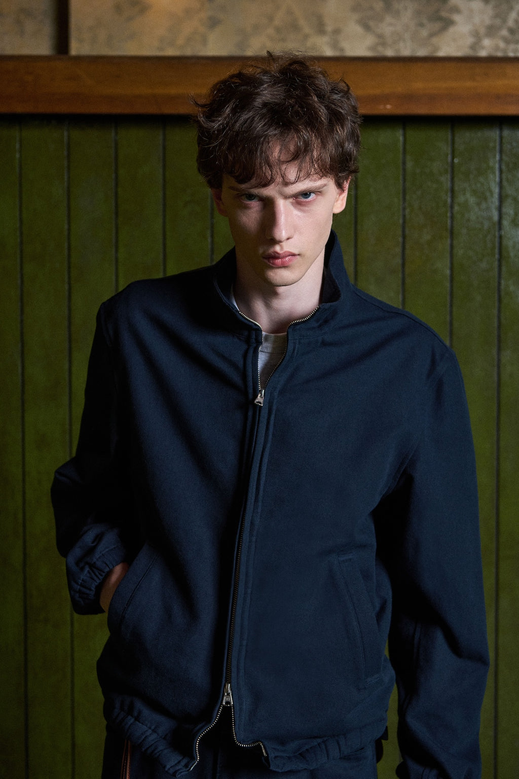 STU - Shift High-neck Jacket (Navy) product image 14 | TRAB K-Fashion Australia