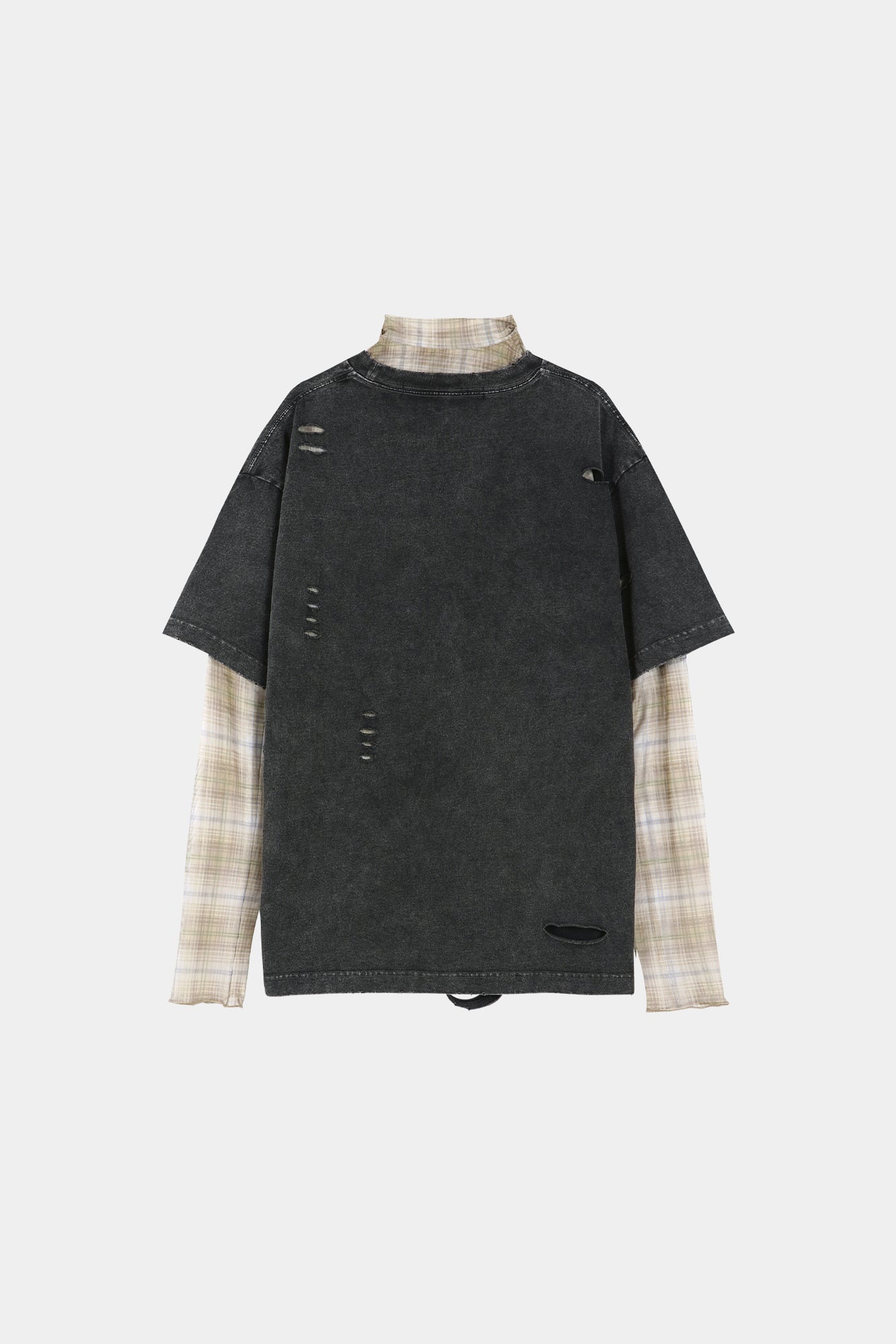 Andersson Bell - Layered Live Printed T-Shirt (Charcoal) product image 13 | TRAB K-Fashion Australia