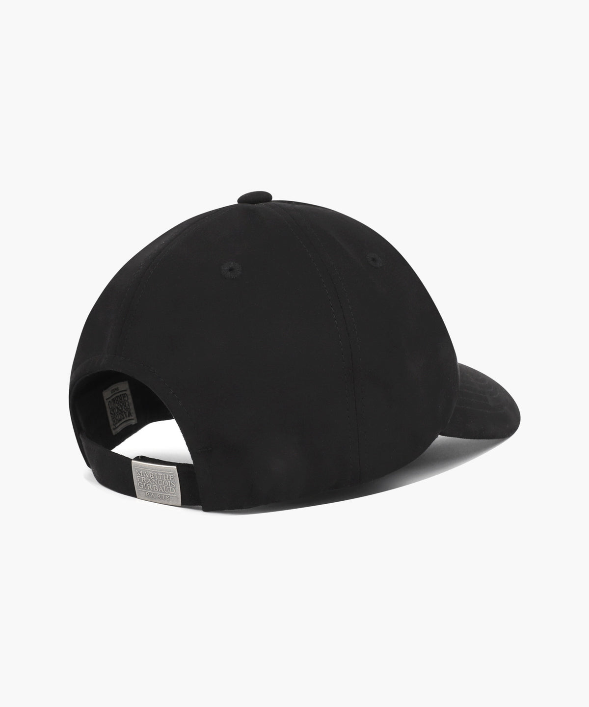 Marithe & Francois Girbaud - Micro Classic Logo Metal Suede Covered Cap (Black) product image 2 | TRAB K-Fashion Australia