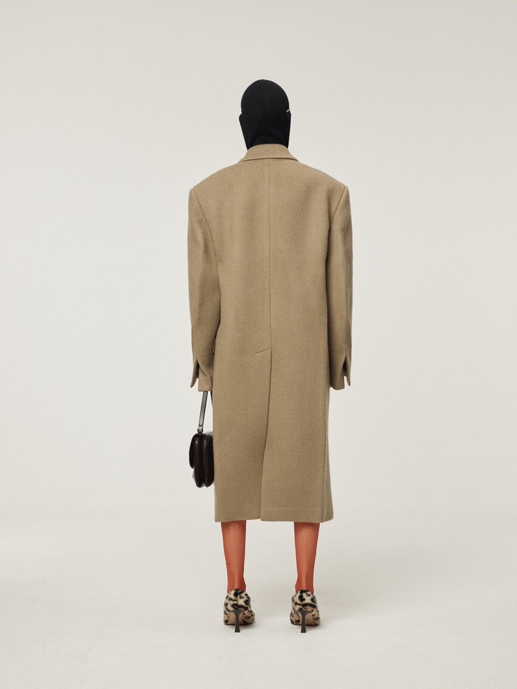 Recto - Hairy Wool Single Coat (Light Khaki) product image 4 | TRAB K-Fashion Australia