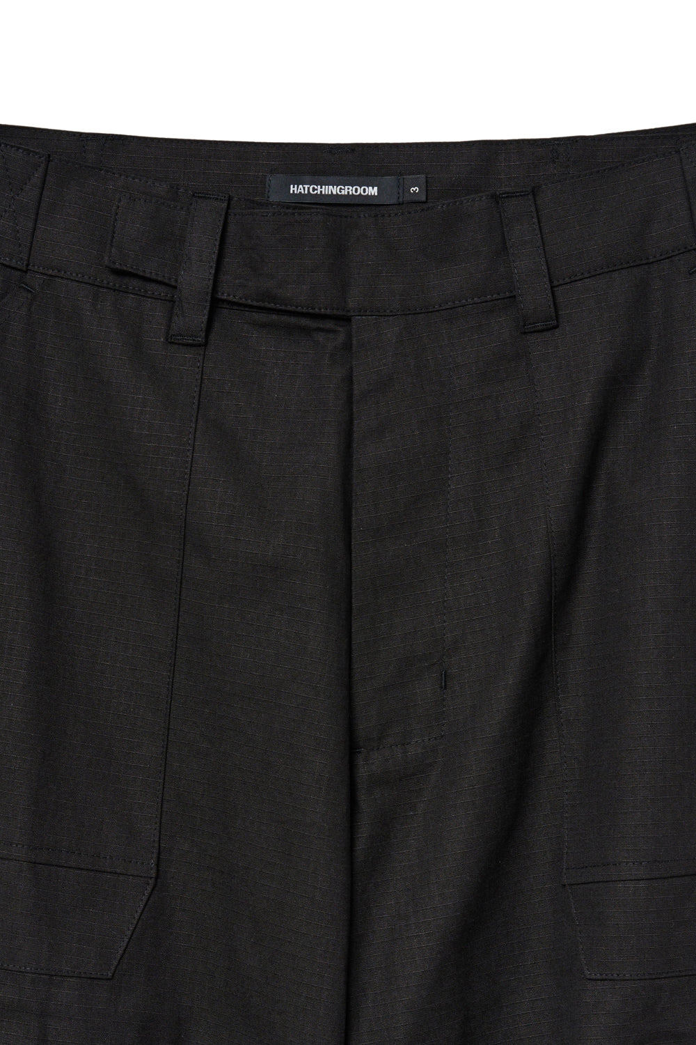 Hatchingroom - Fatigue Over Pants Ripstop (Black) product image 3 | TRAB K-Fashion Australia