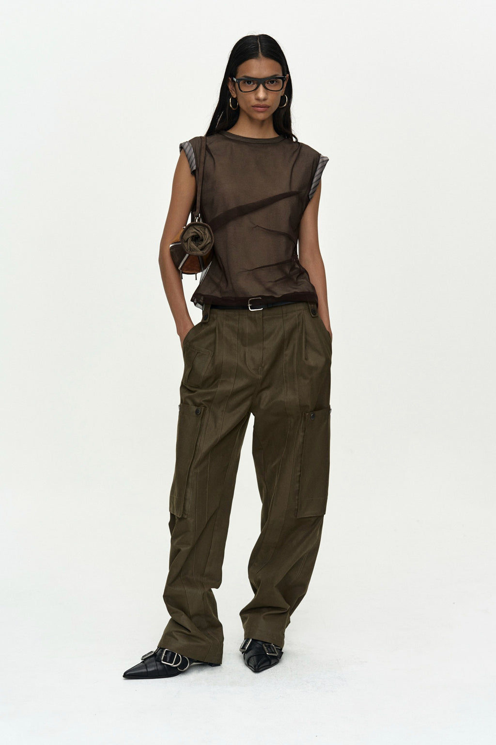 Andersson Bell - Utility Cargo Pants (Khaki) product image 1 | TRAB K-Fashion Australia