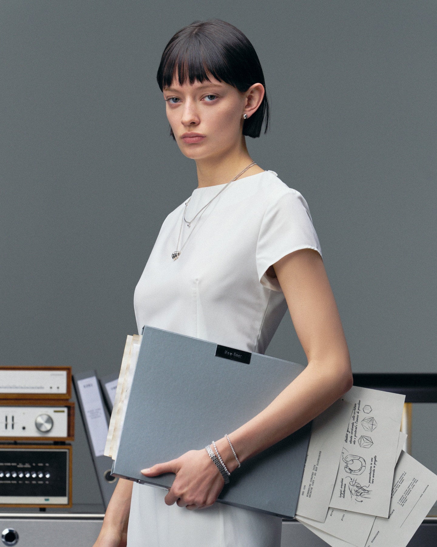 Numbering - Split Ball Earrings #7390 product image 3 | TRAB K-Fashion Australia