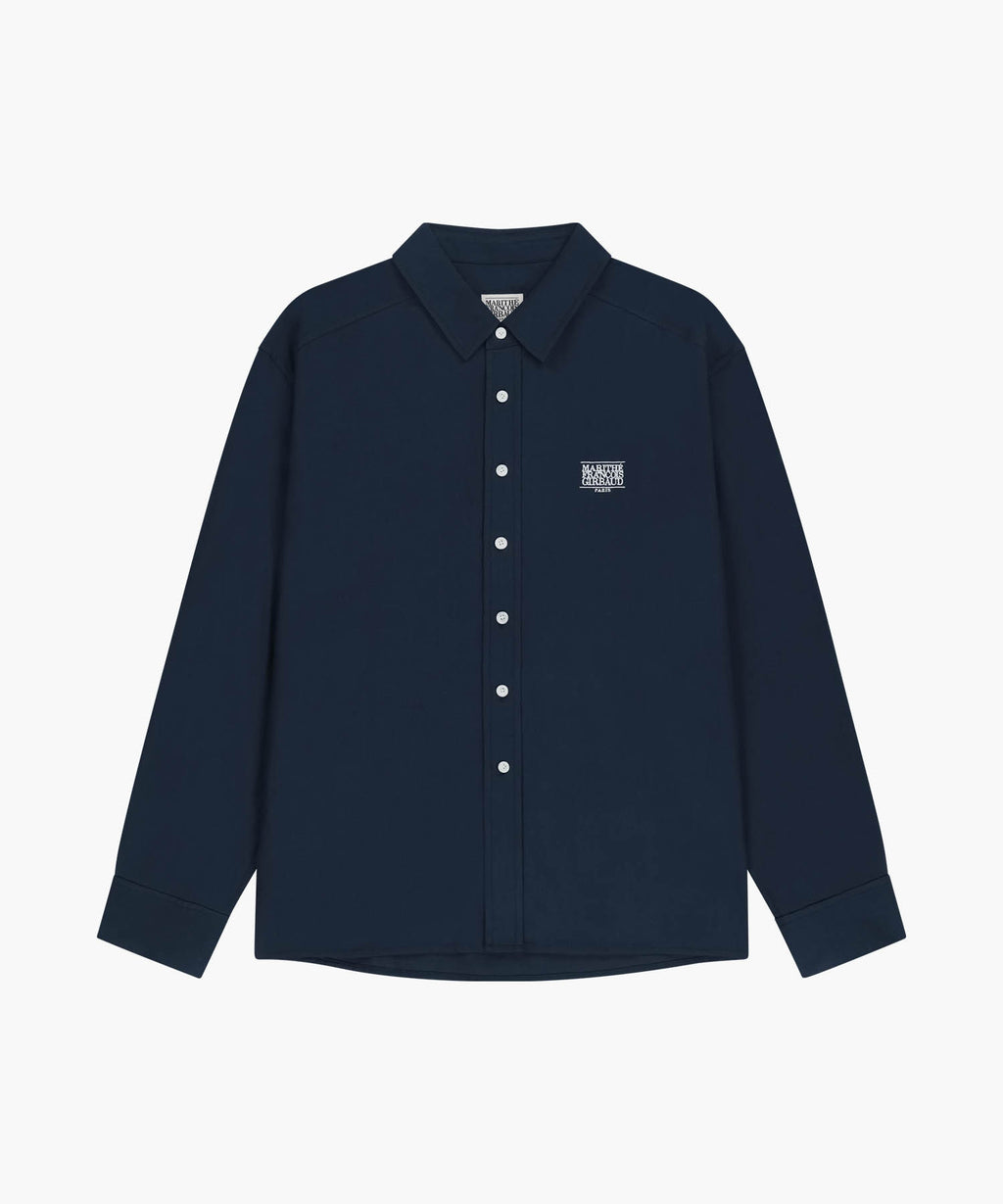 Marithe & Francois Girbaud - Classic Logo Linen Shirt (Navy) product image 6 | TRAB K-Fashion Australia