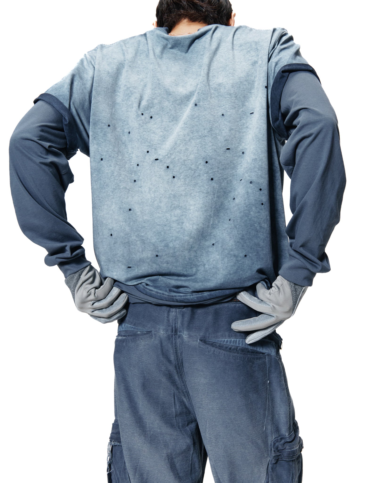 XLIM - Ep.8 03 T-Shirt (Washed Blue) product image 13 | TRAB K-Fashion Australia