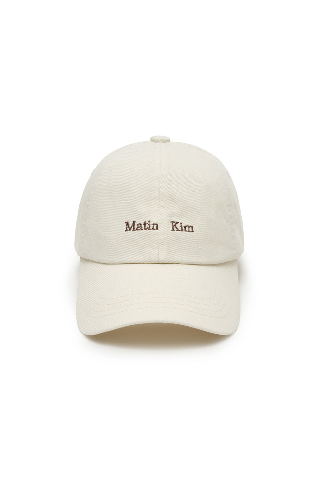 Matin Kim - Matin Mini Classic Logo Ball Cap (Cream) product image 2 | TRAB K-Fashion Australia