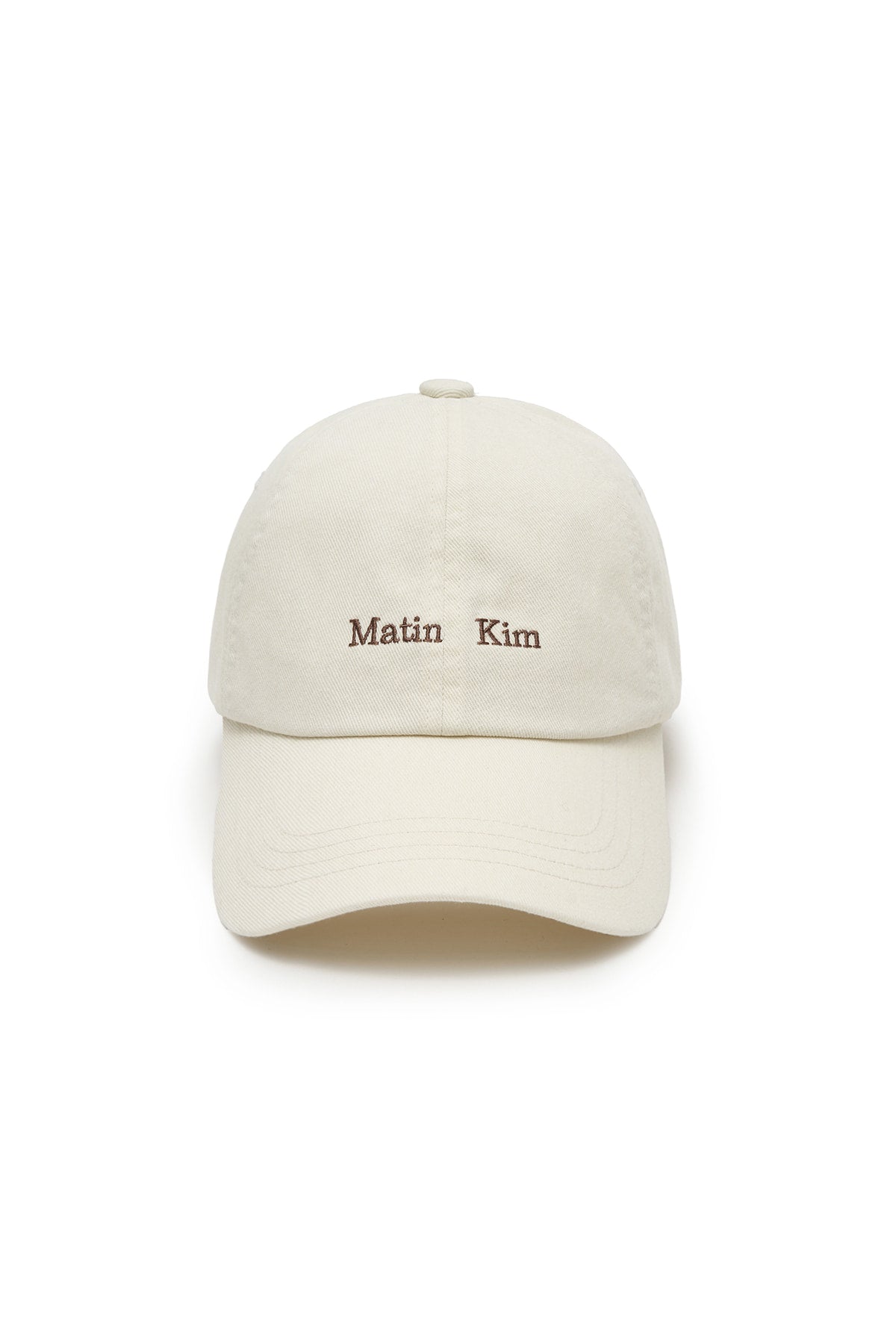 Matin Kim - Matin Mini Classic Logo Ball Cap (Cream) product image 2 | TRAB K-Fashion Australia