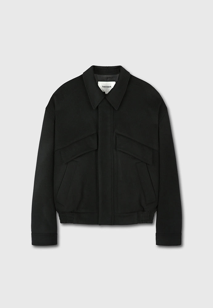 Tonywack - Wool And Cashmere Multi-Pocket Blouson (Black) product image 7 | TRAB K-Fashion Australia