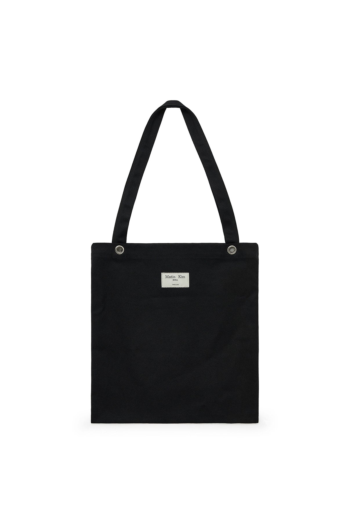 Matin Kim - Matin Logo Stud Ecobag (Black) product image 2 | TRAB K-Fashion Australia