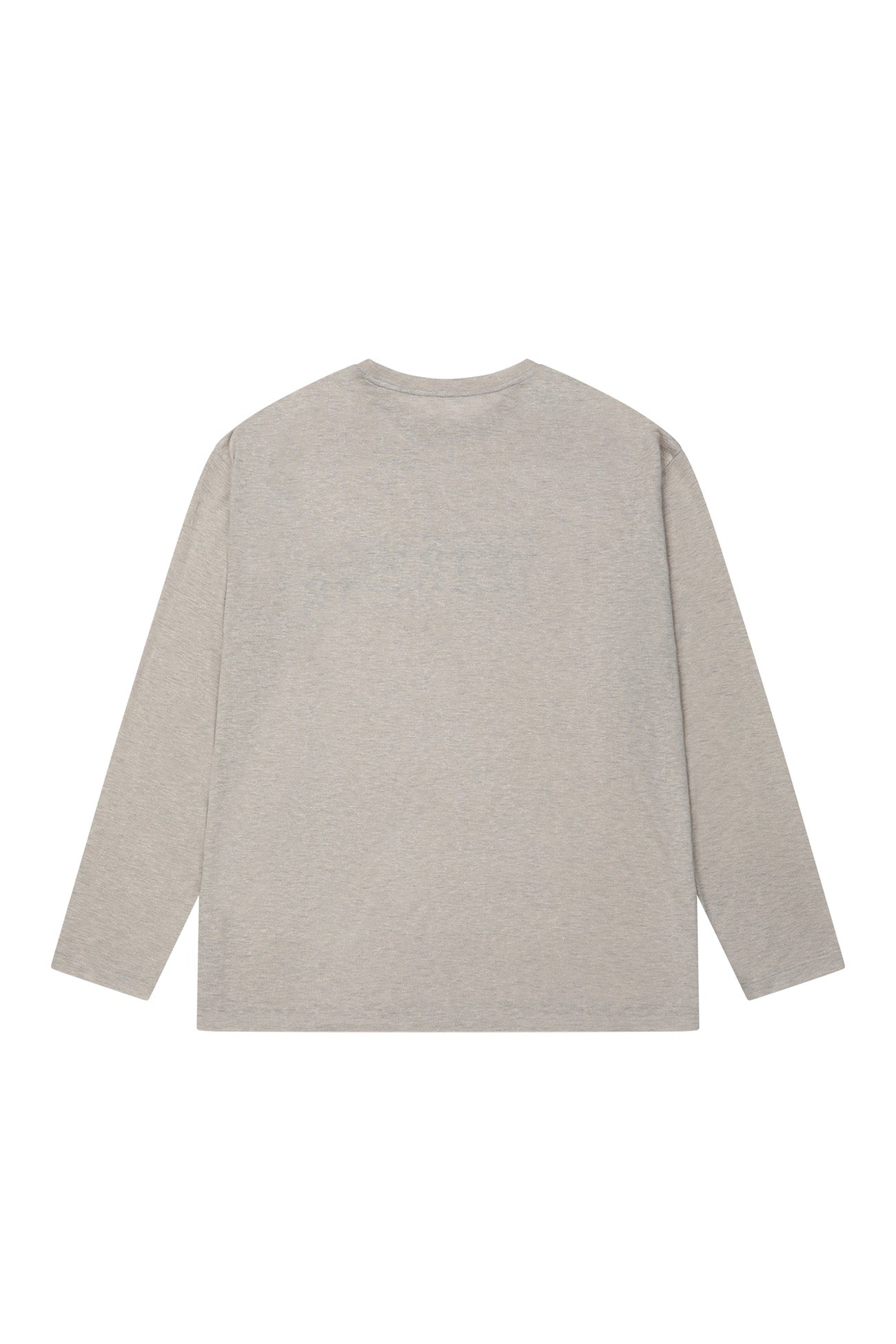 Deinet - Overfit Sweat Graphics T-Shirt (Ash Beige) product image 2 | TRAB K-Fashion Australia