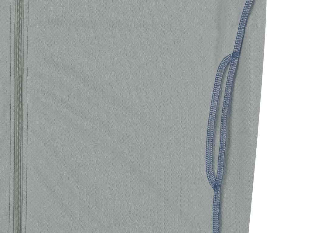 San San Gear - Overlock Mesh Zip-Up (Grey) product image 10 | TRAB K-Fashion Australia