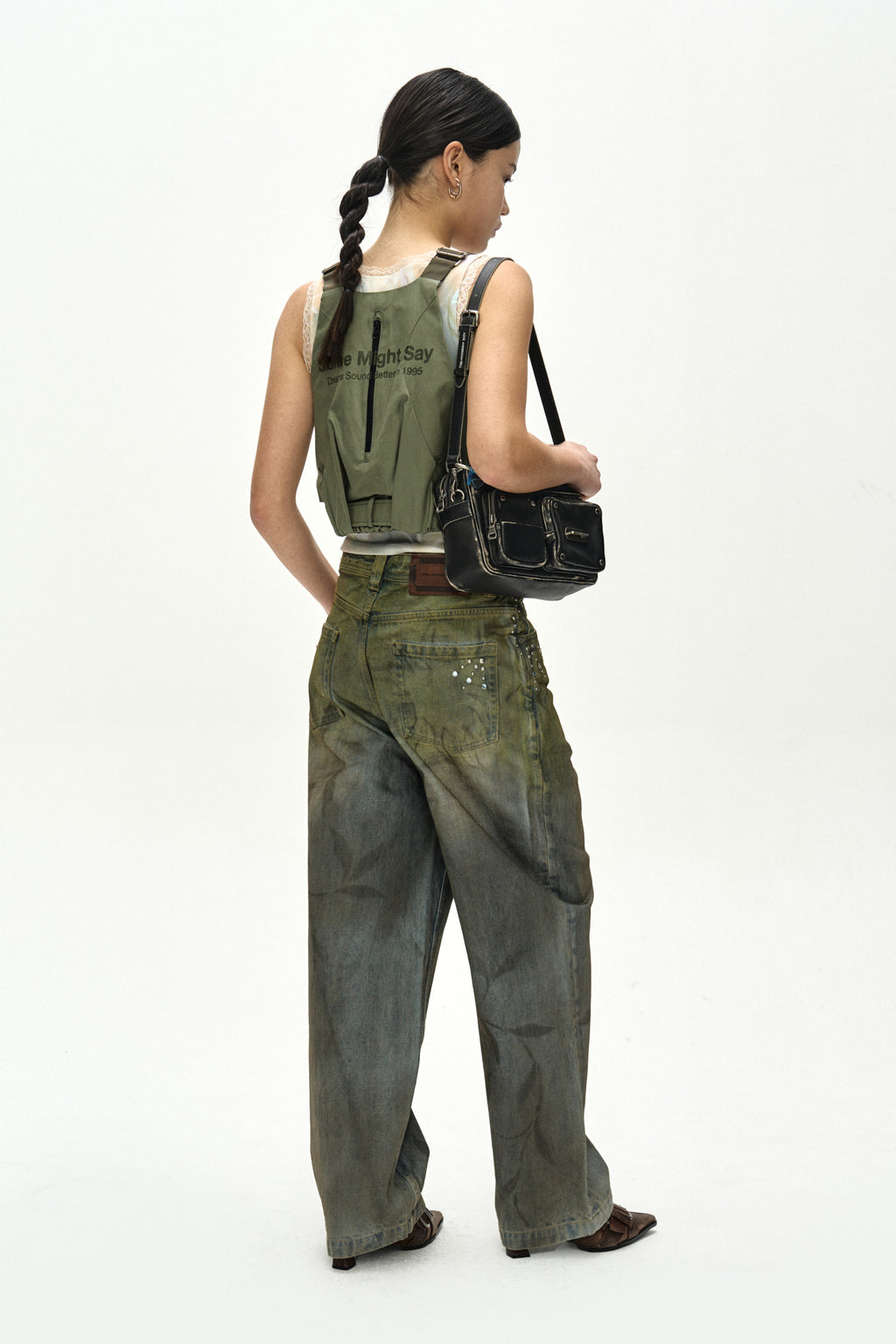 Andersson Bell - 'some Might Say' Utility Vest (Khaki) product image 9 | TRAB K-Fashion Australia