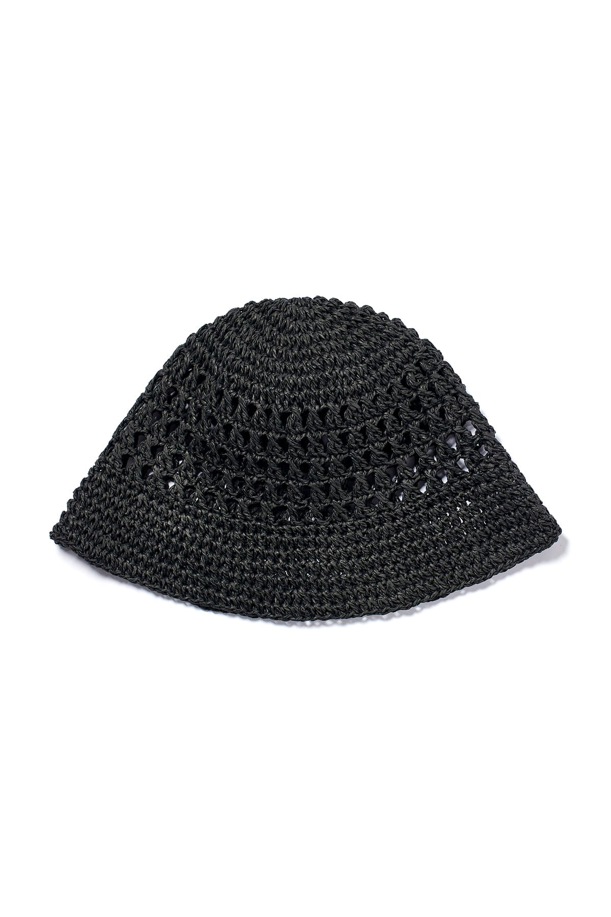 Matin Kim - Matin Paper Knit Bucket Hat (Black) product image 2 | TRAB K-Fashion Australia