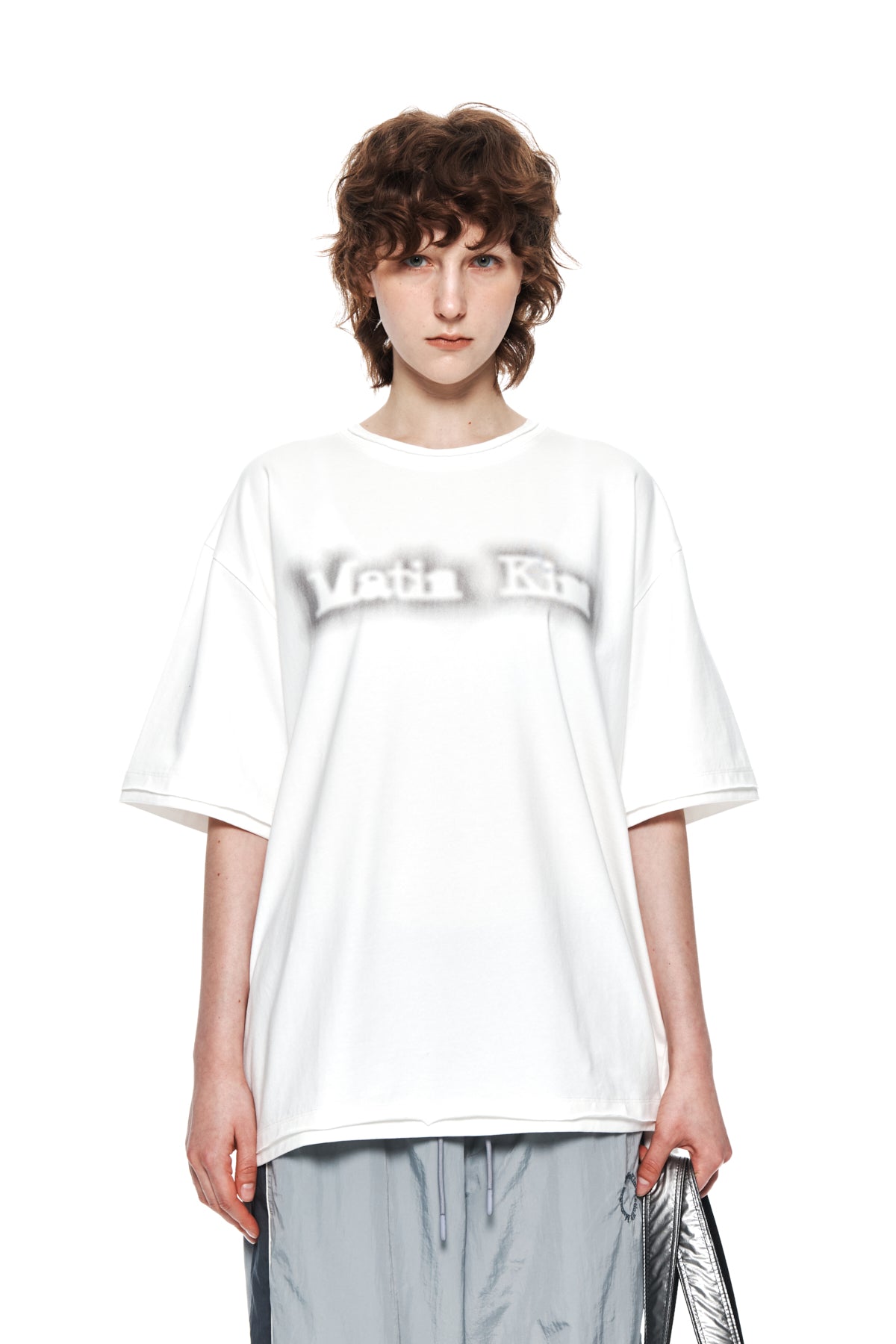 Matin Kim - Matin Shade Logo Top (White) product image 5 | TRAB K-Fashion Australia