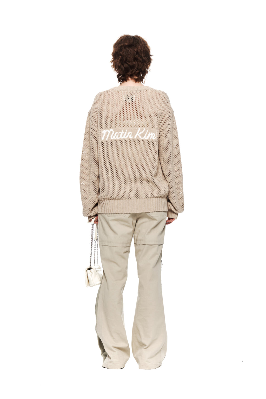 Matin Kim - Zipper Point Boots Cut Pants (Beige) product image 7 | TRAB K-Fashion Australia