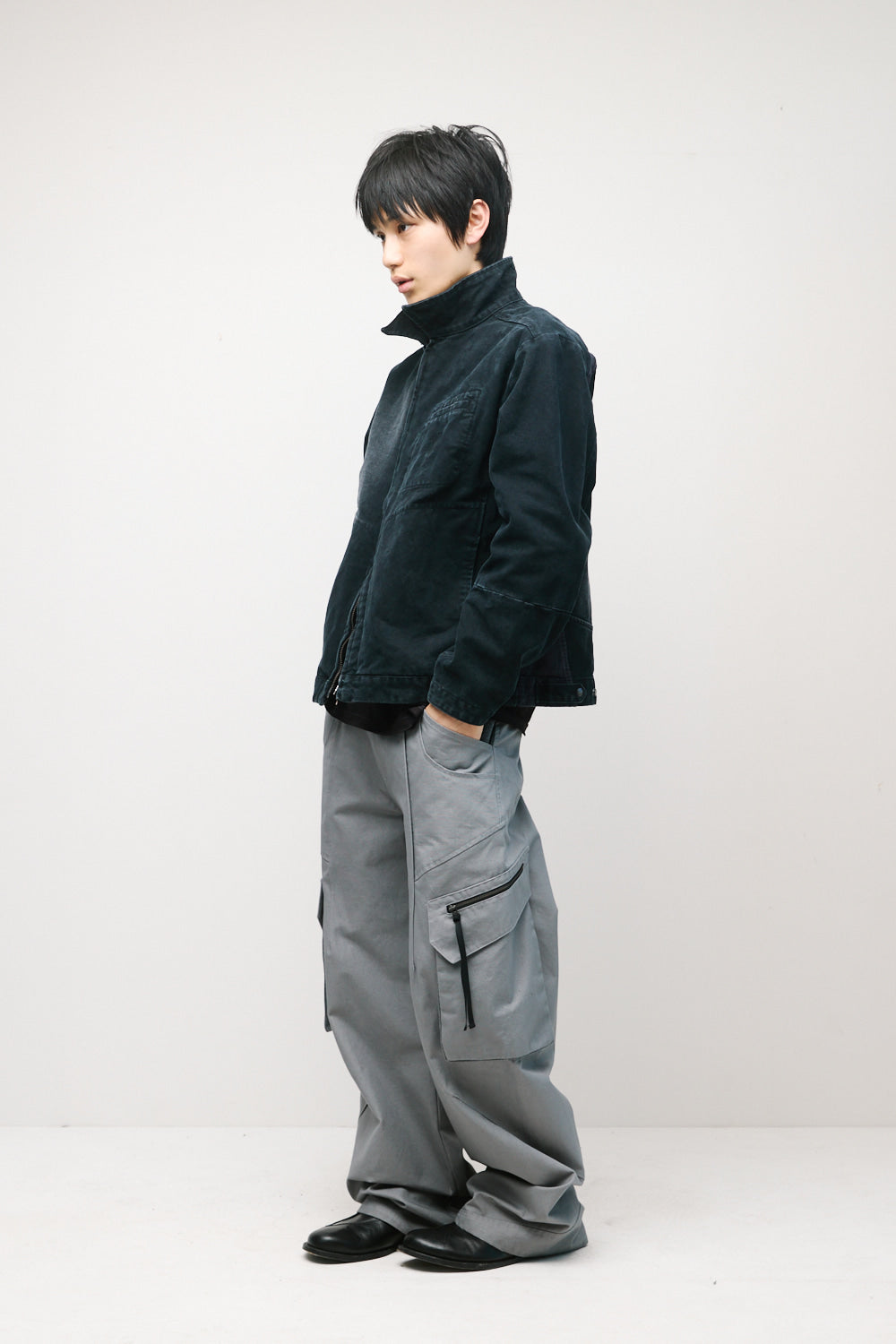 Hatchingroom - Canvas Work Jacket (Faded Black) product image 8 | TRAB K-Fashion Australia