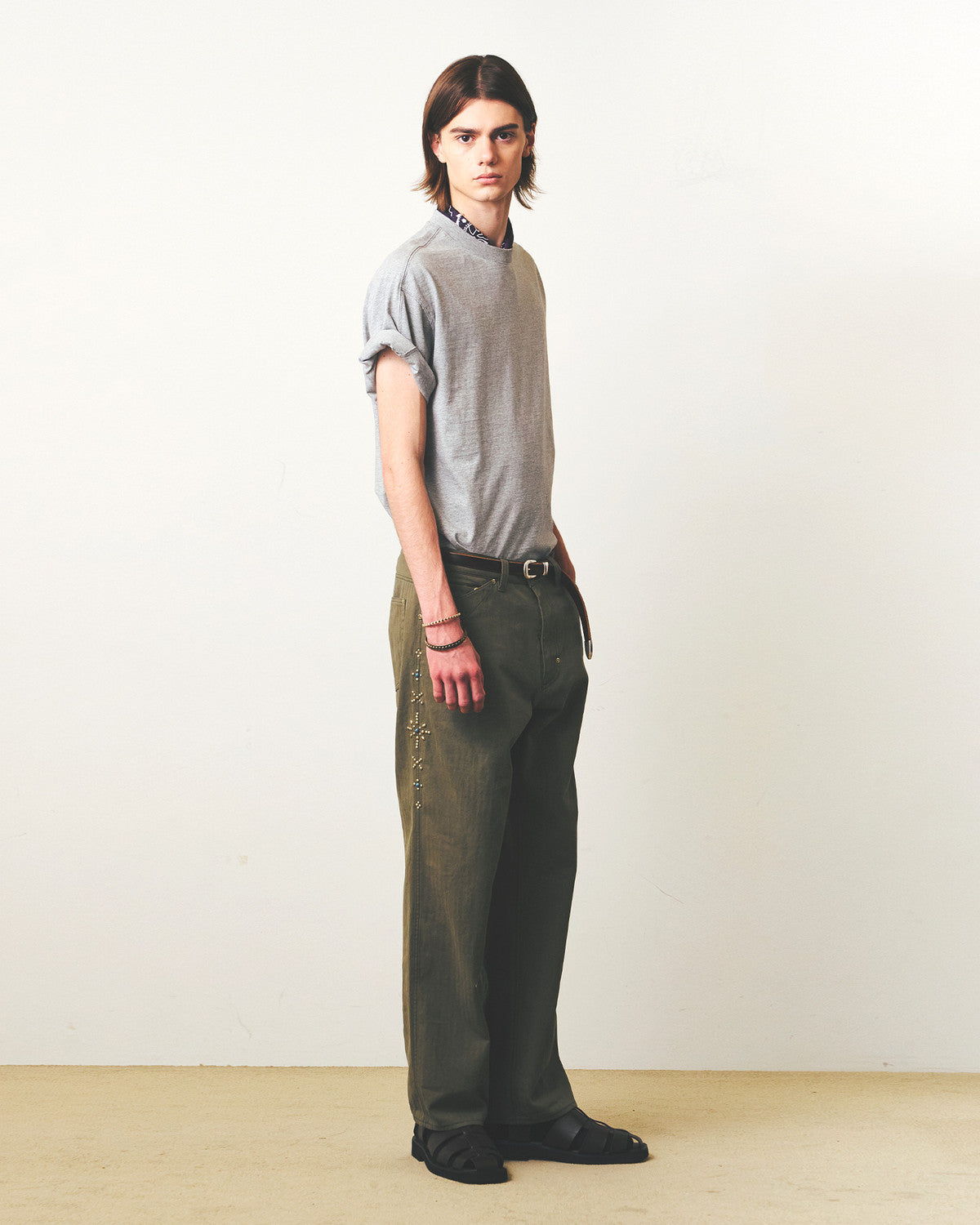 Eastlogue - Ea Basic T-shirts (Melange Grey) product image 4 | TRAB K-Fashion Australia